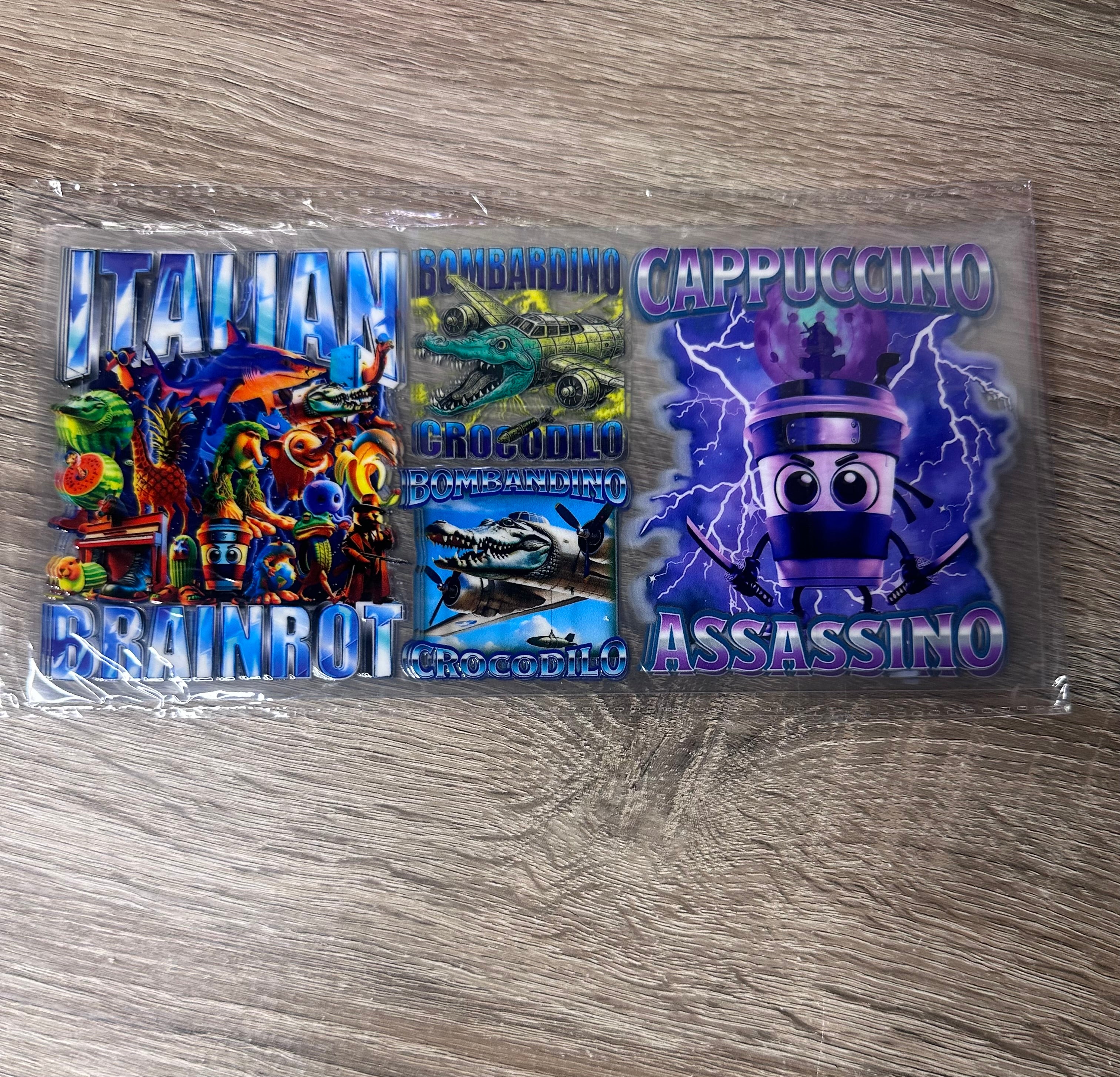 Brainrot 16oz Double Sided UV DTF Wrap