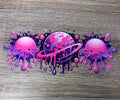 Purple pink planet 16oz Double Sided UV DTF Wrap