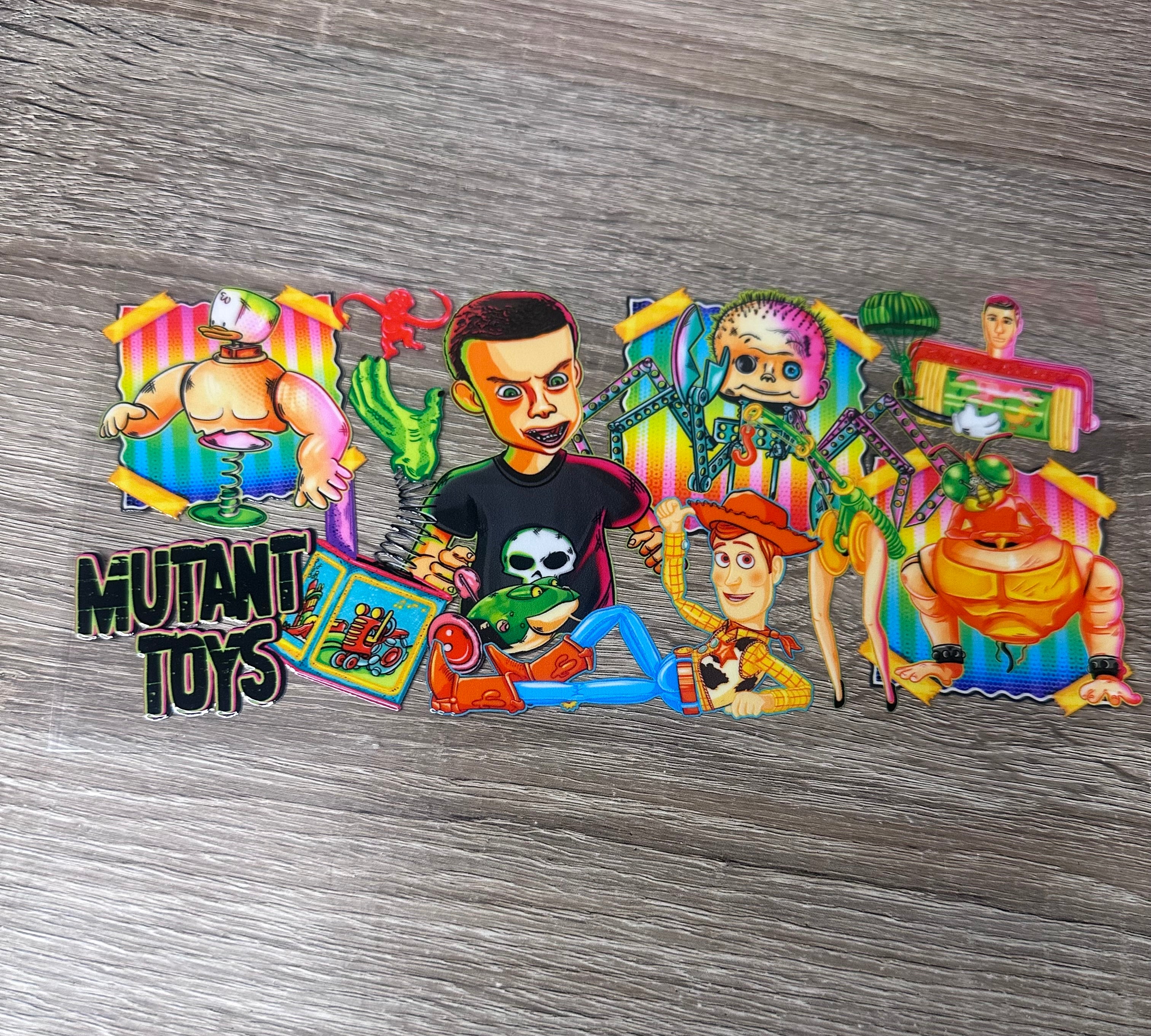 Toy story 16oz Double Sided UV DTF Wrap