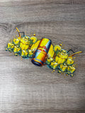 Yellow redbull 16oz UV DTF Wrap