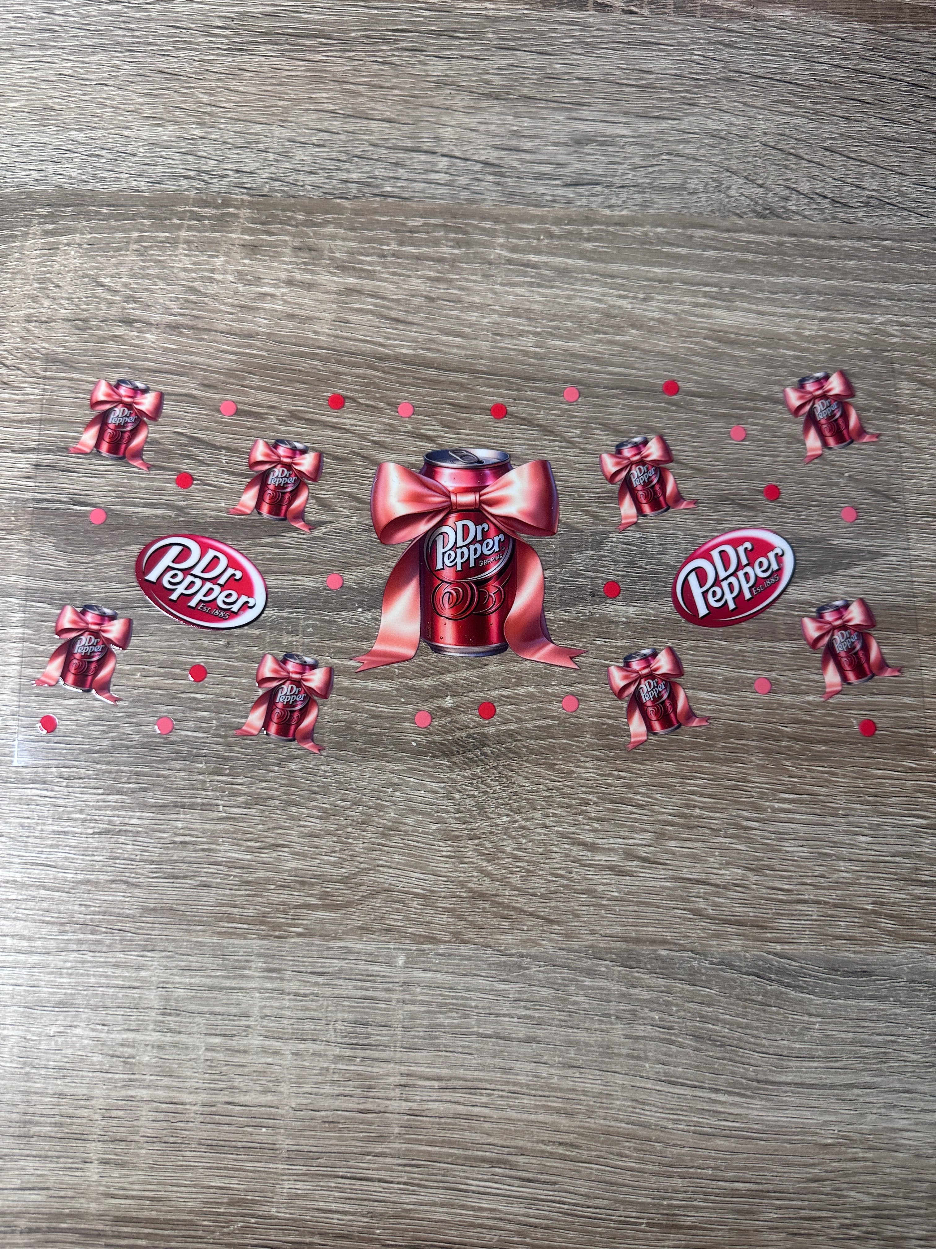 Dr Pepper 16oz UV DTF Wrap