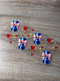 Pepsi cans and bows 16oz UV DTF Wrap