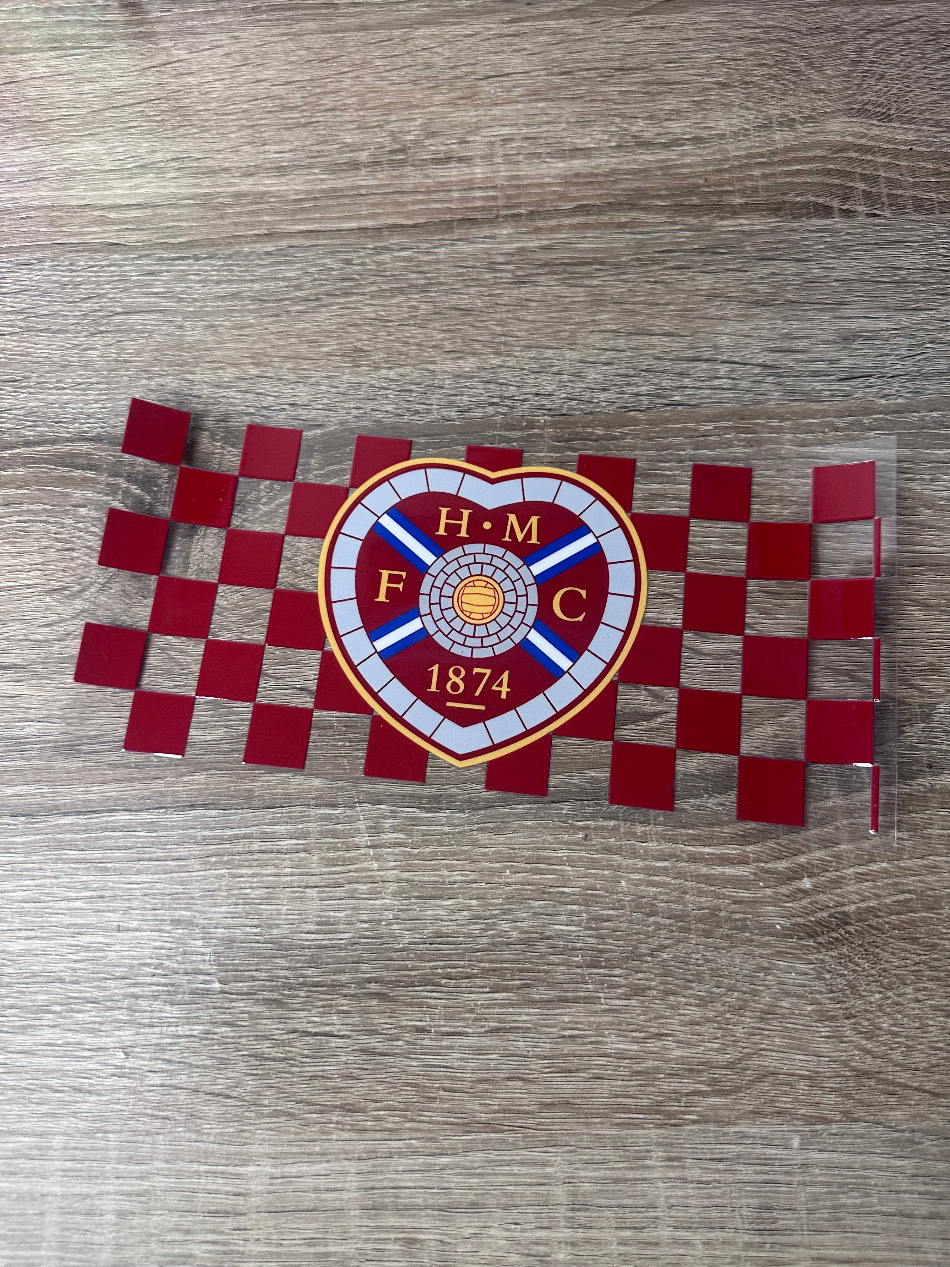 Heart of Midlothian 16oz double sided UV DTF Wrap