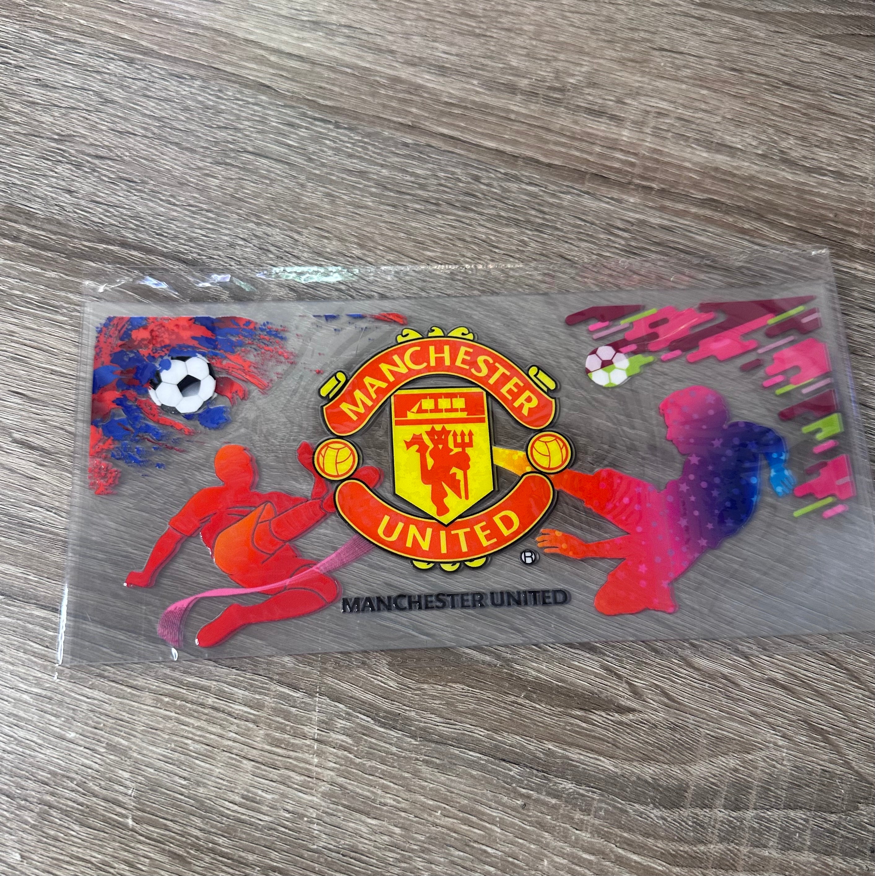 Manchester United 16oz UV DTF Wrap