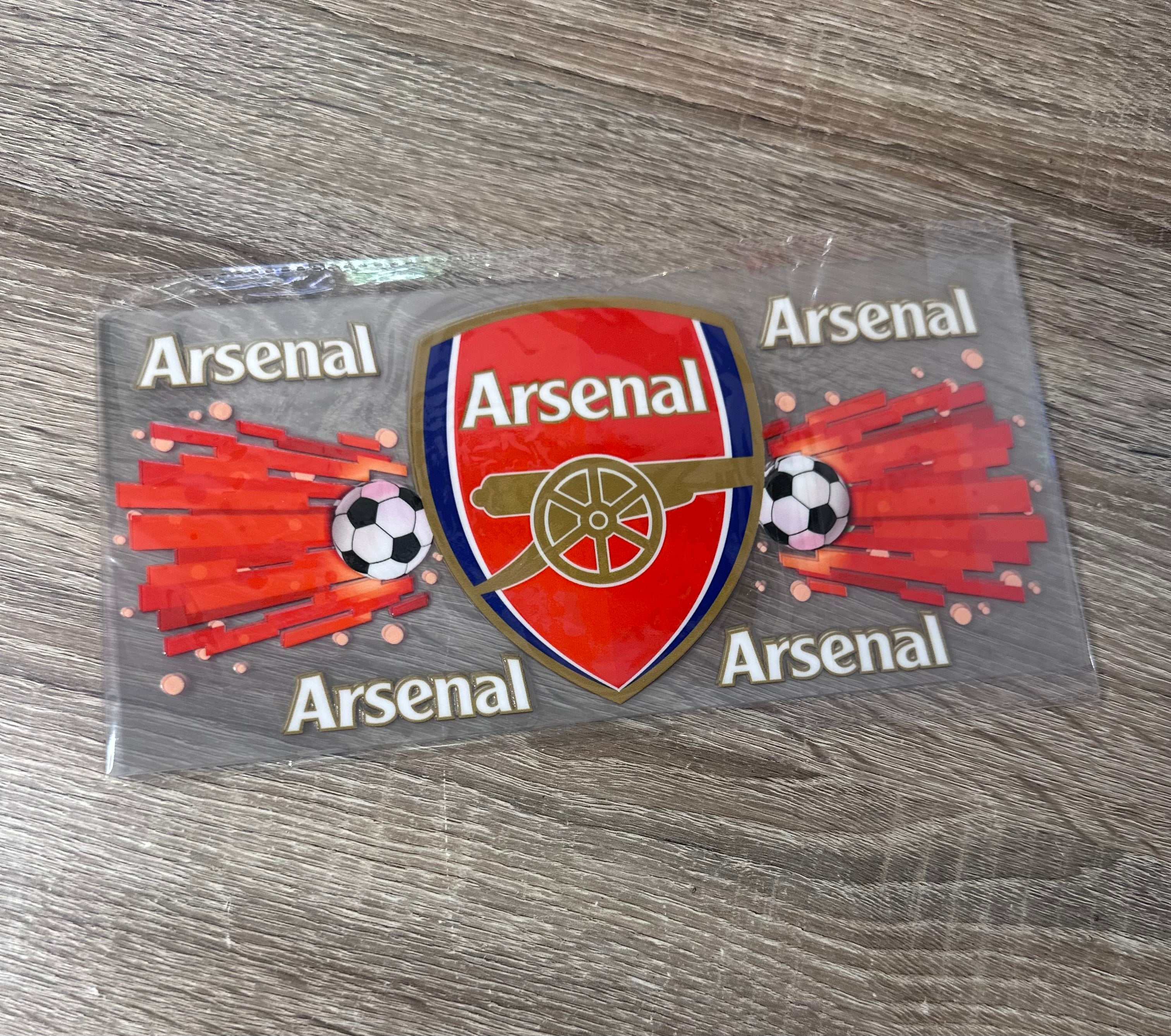 Arsenal 16oz UV DTF Wrap