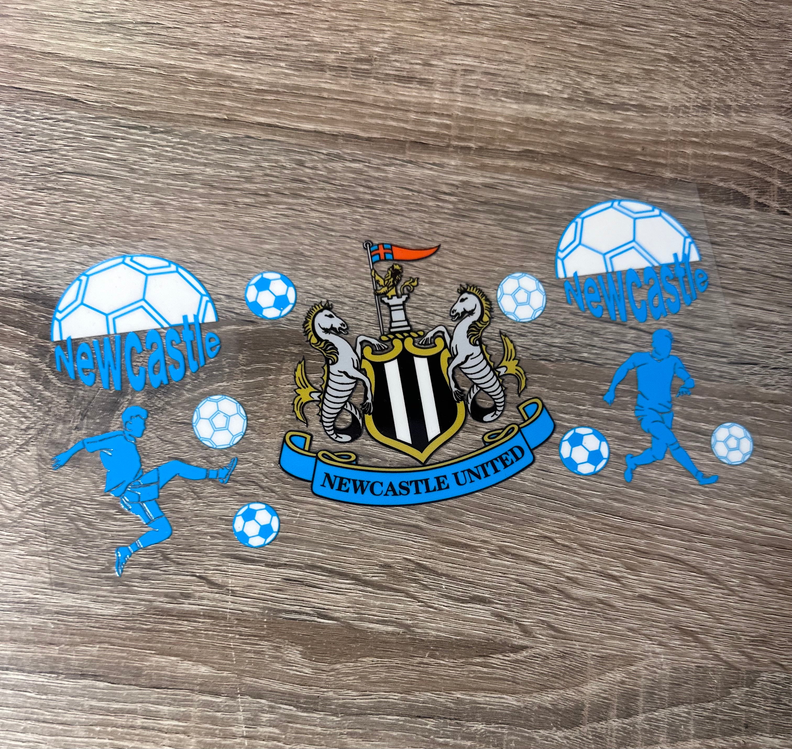 Newcastle United FC 16oz UV DTF Wrap