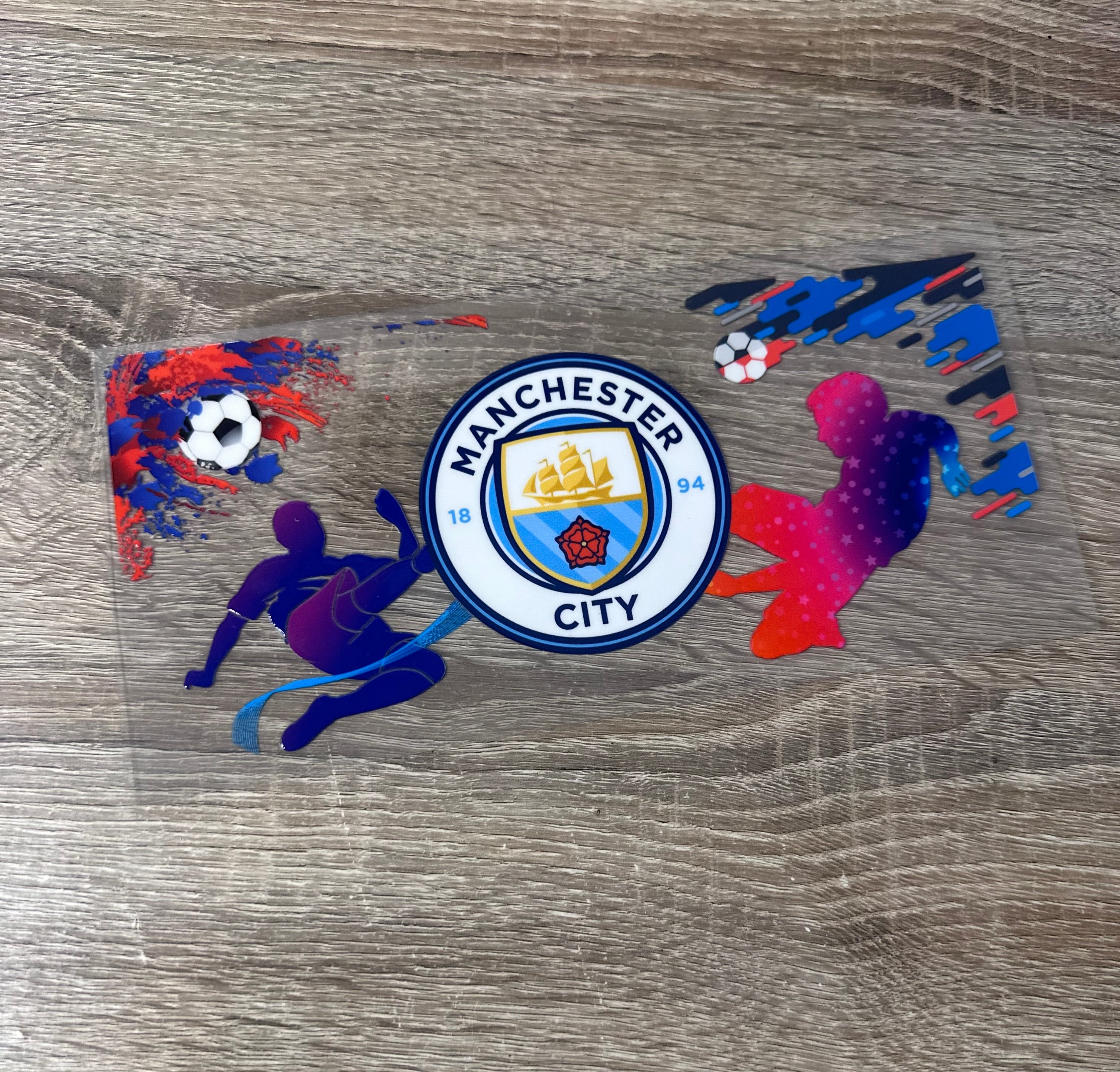 Manchester City 16oz UV DTF Wrap
