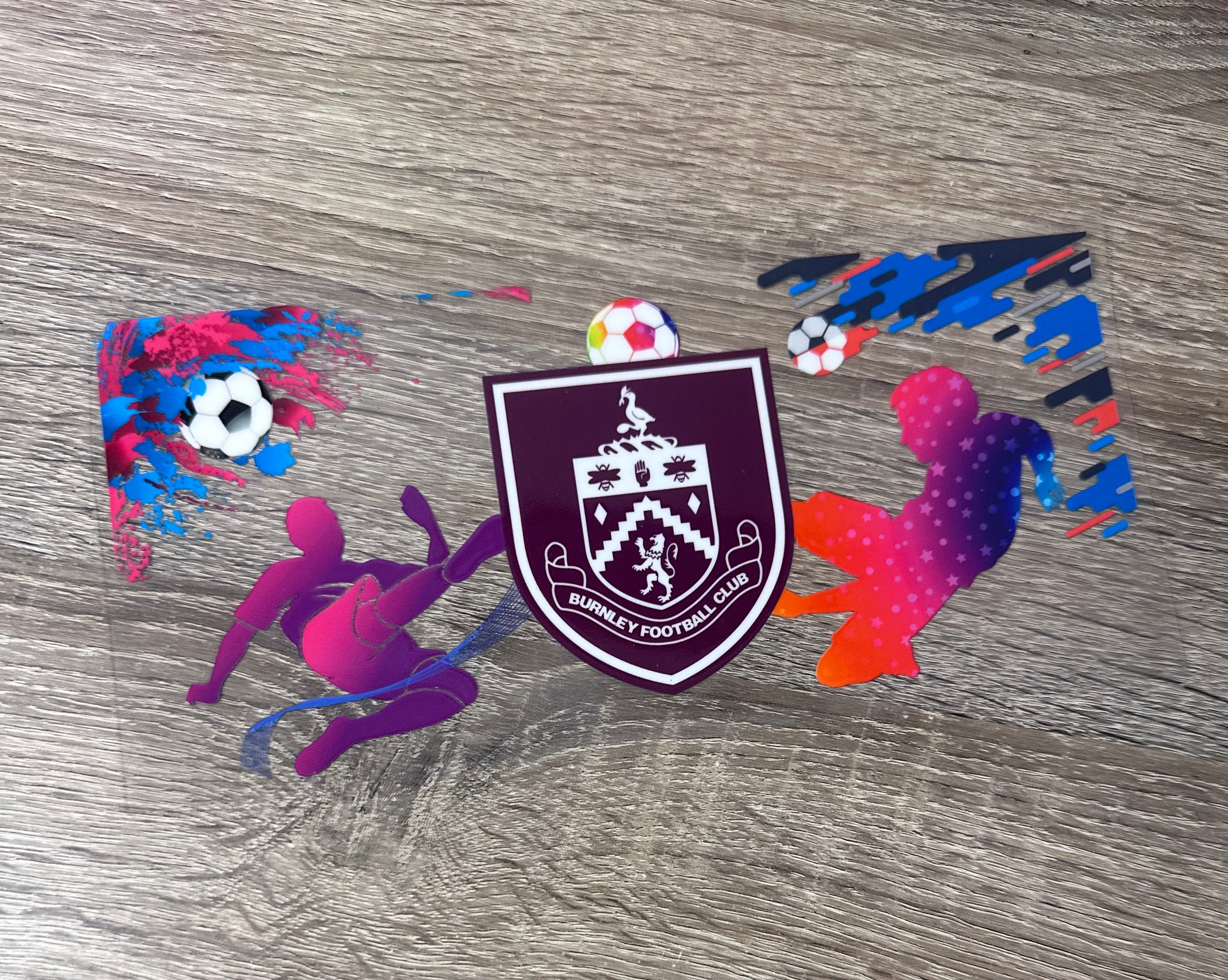 Burnley FC 16oz UV DTF Wrap