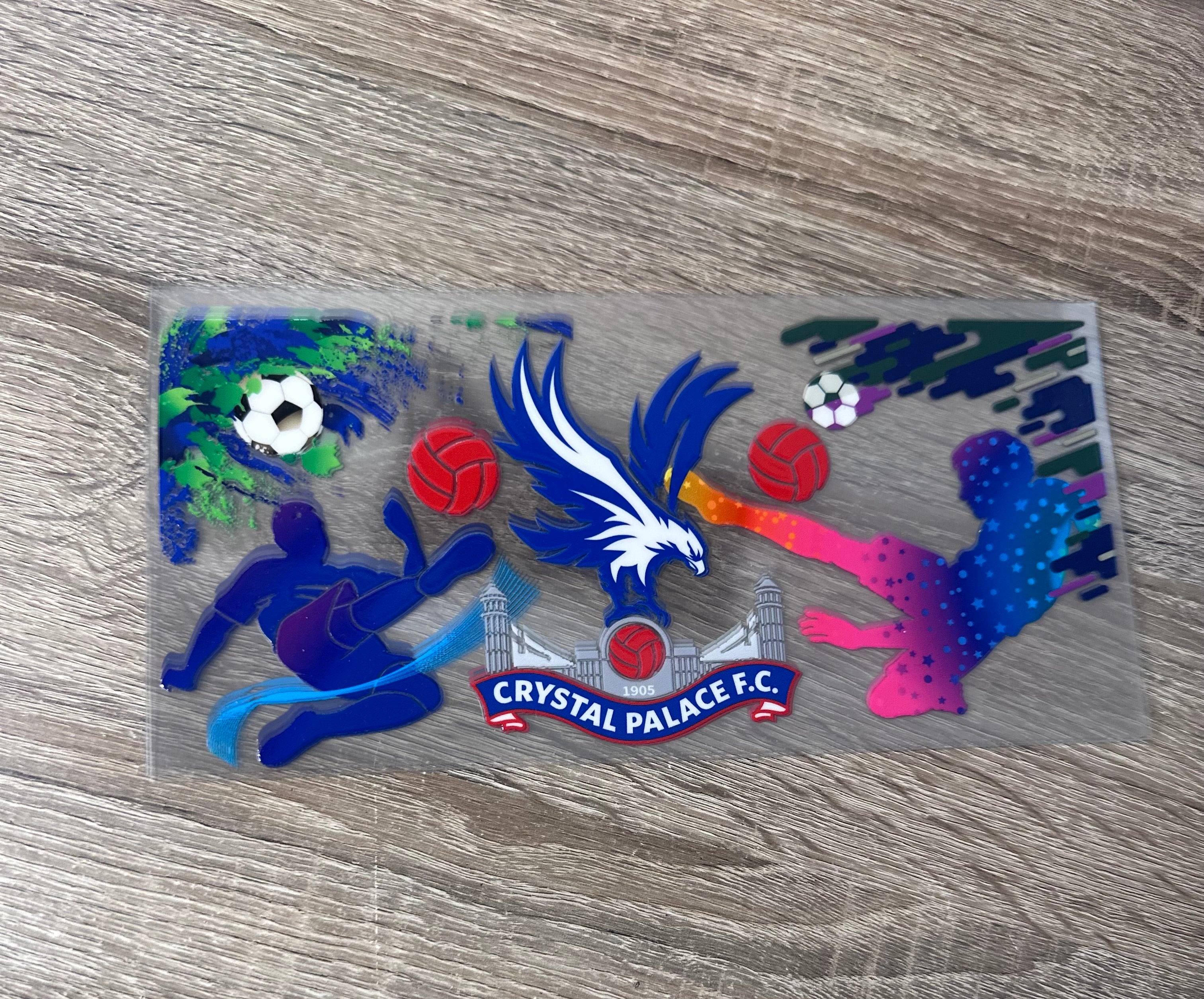 Crystal Palace fc 16oz UV DTF Wrap