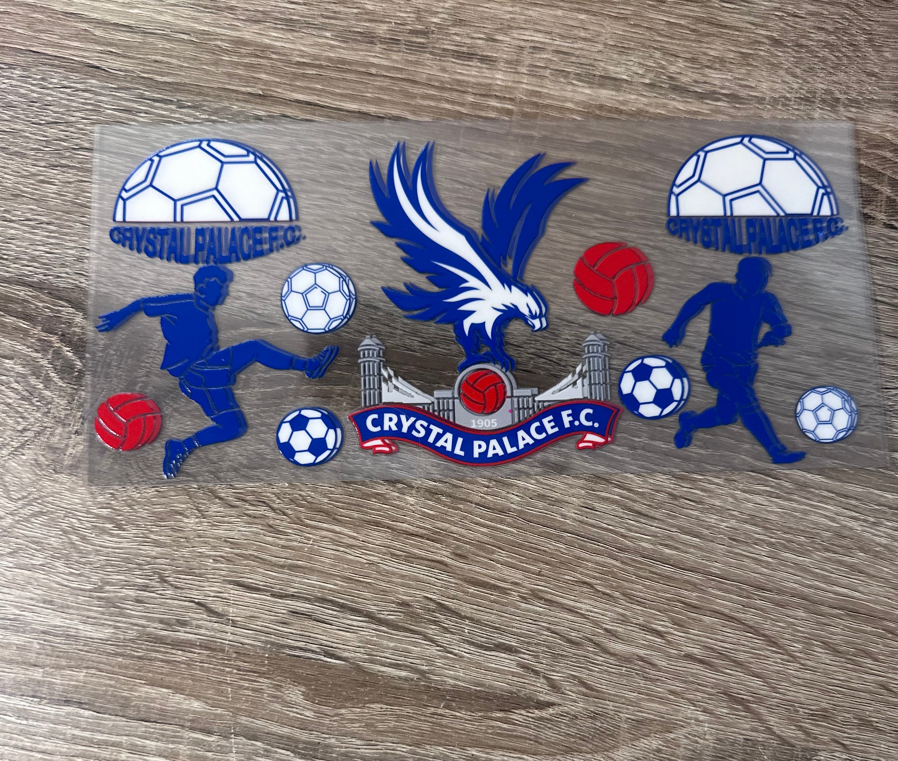 Crystal Palace FC 16oz UV DTF Wrap