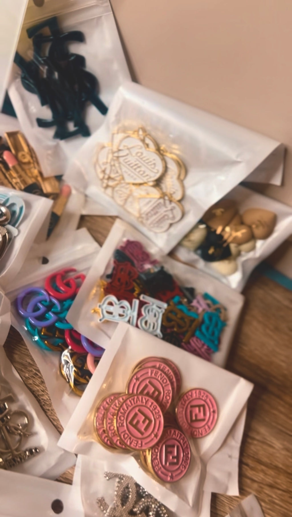 Flatback Designer Charm Bundles – Junk Case & Craft Sets