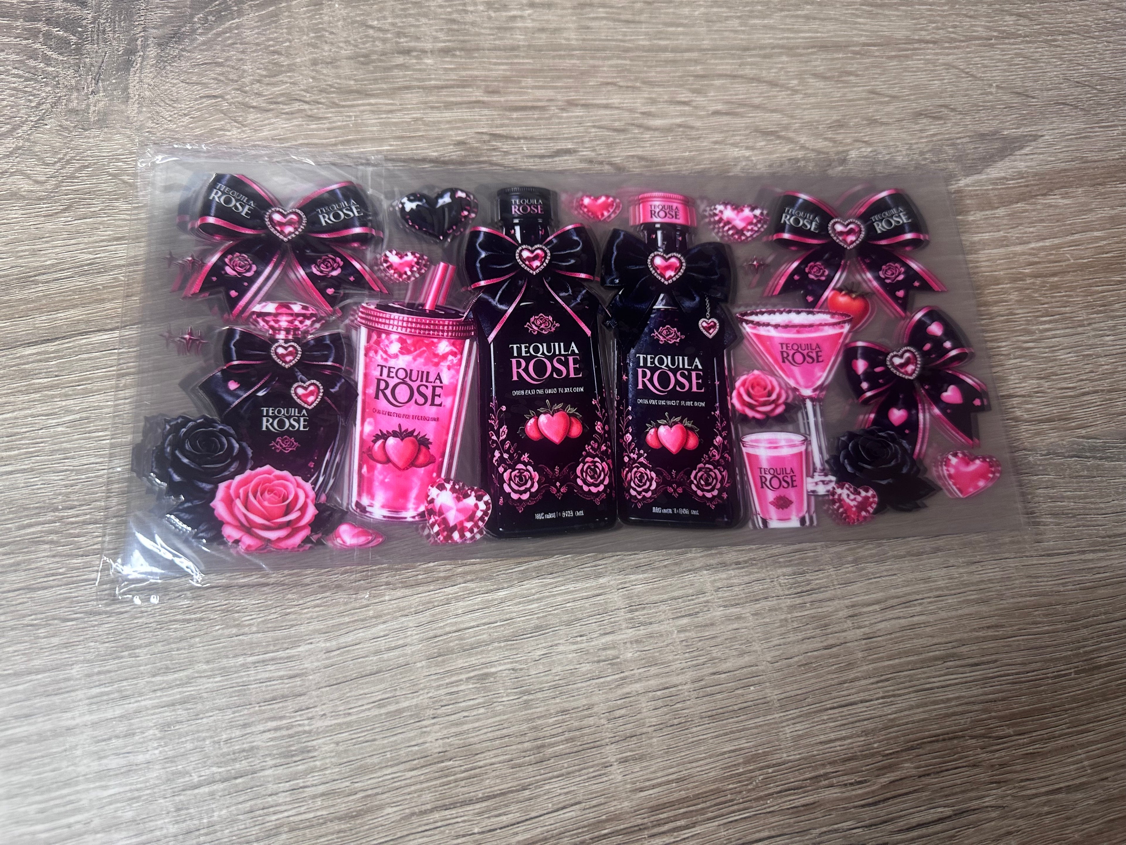 Tequila Rose 16oz UV DTF wrap