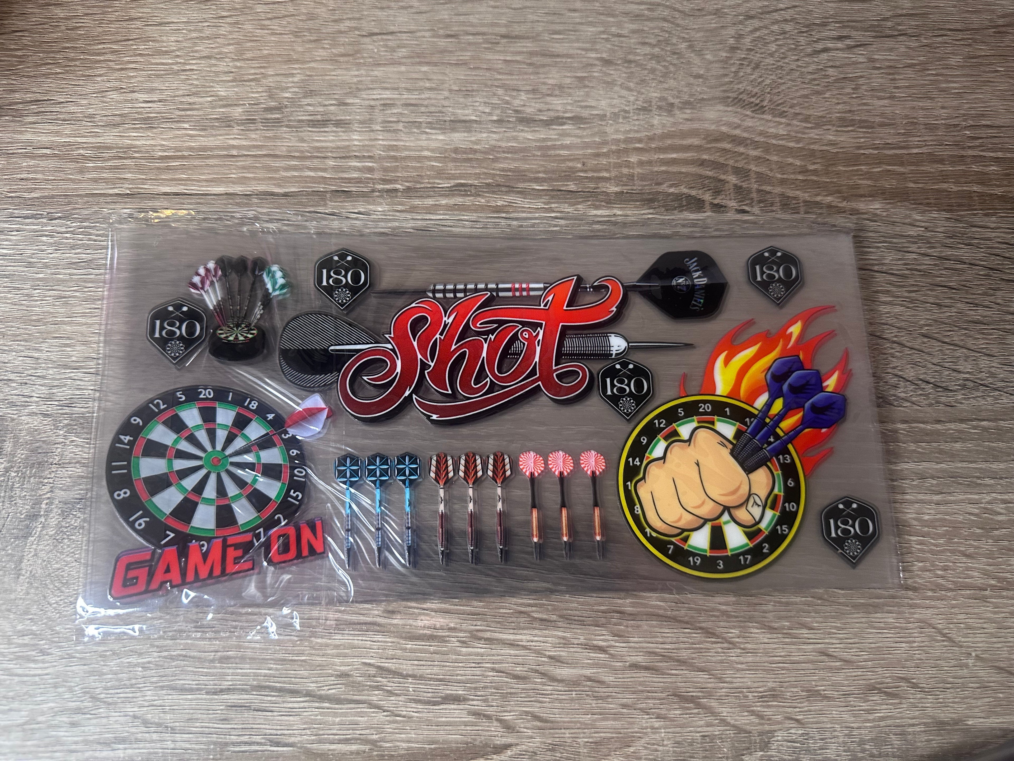 Darts 16oz UV DTF wrap