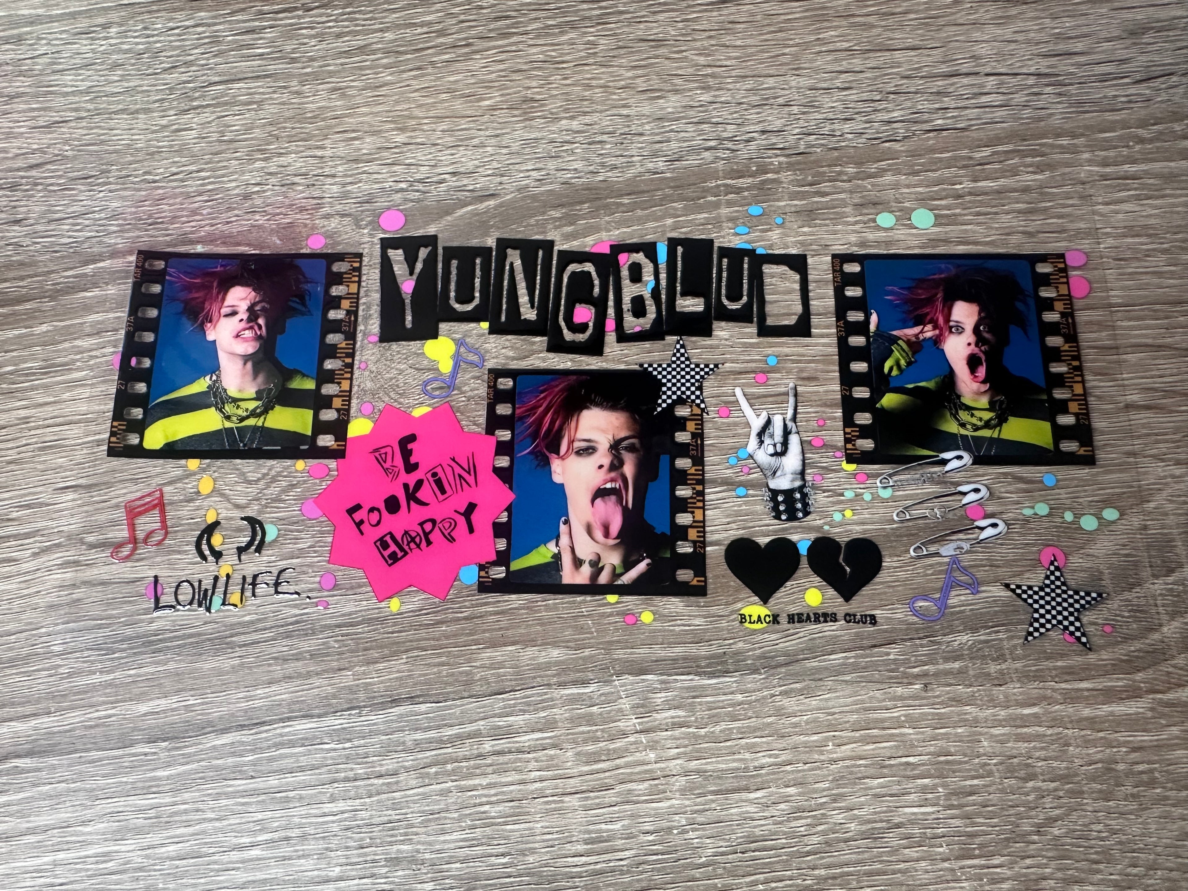 Yungblud 16oz UV DTF wrap