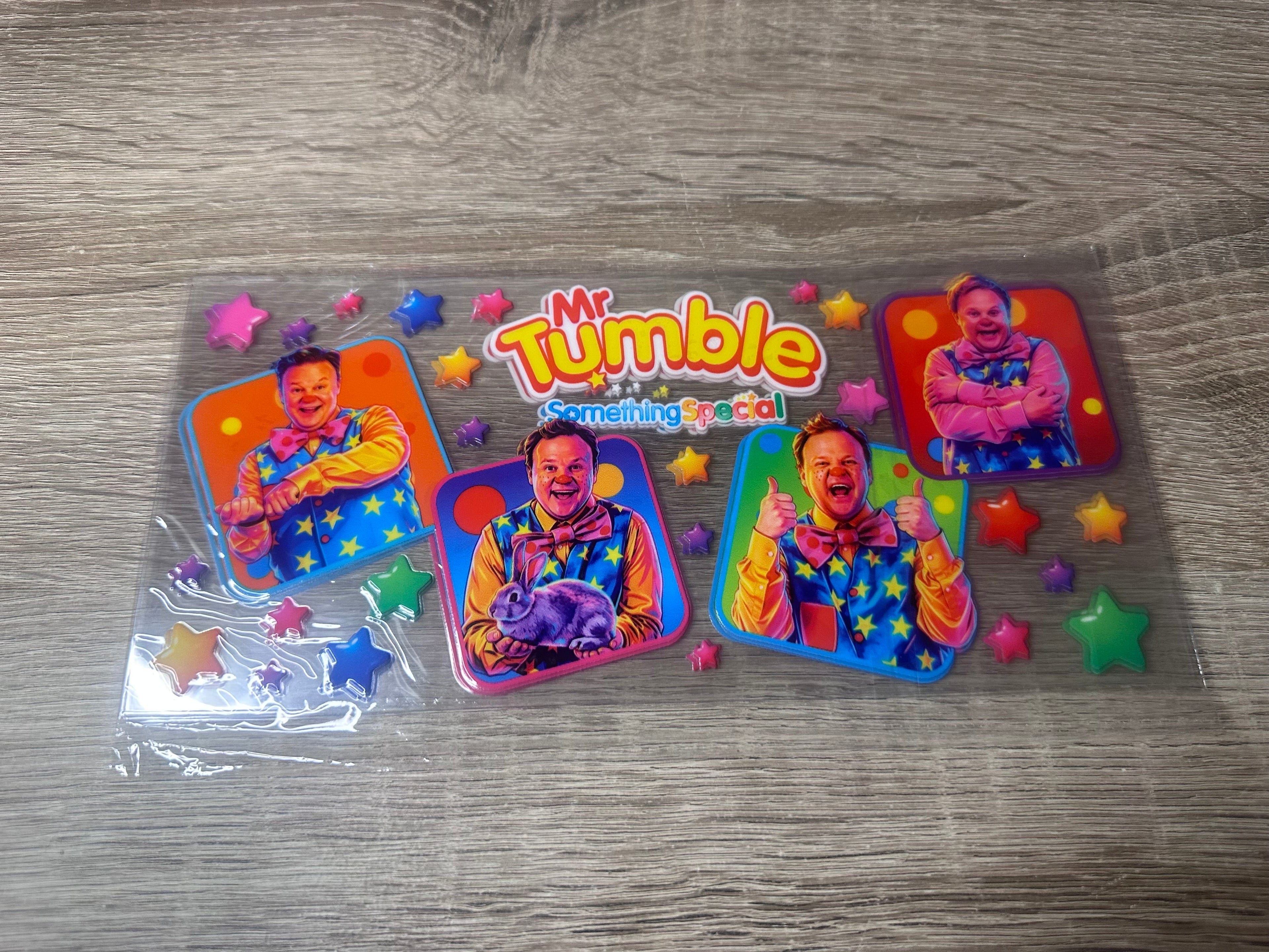 Mr Tumble 16oz UV DTF wrap