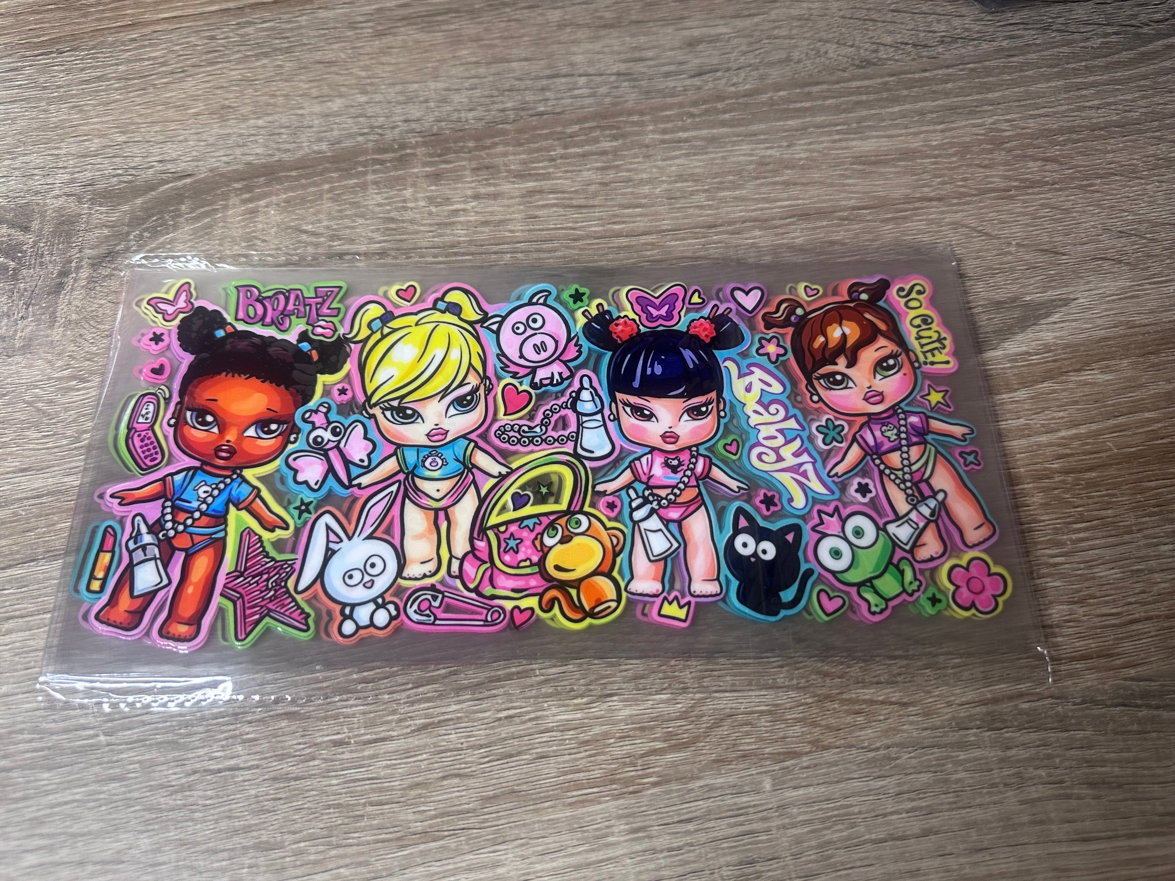 Baby Bratz 16oz UV DTF wrap
