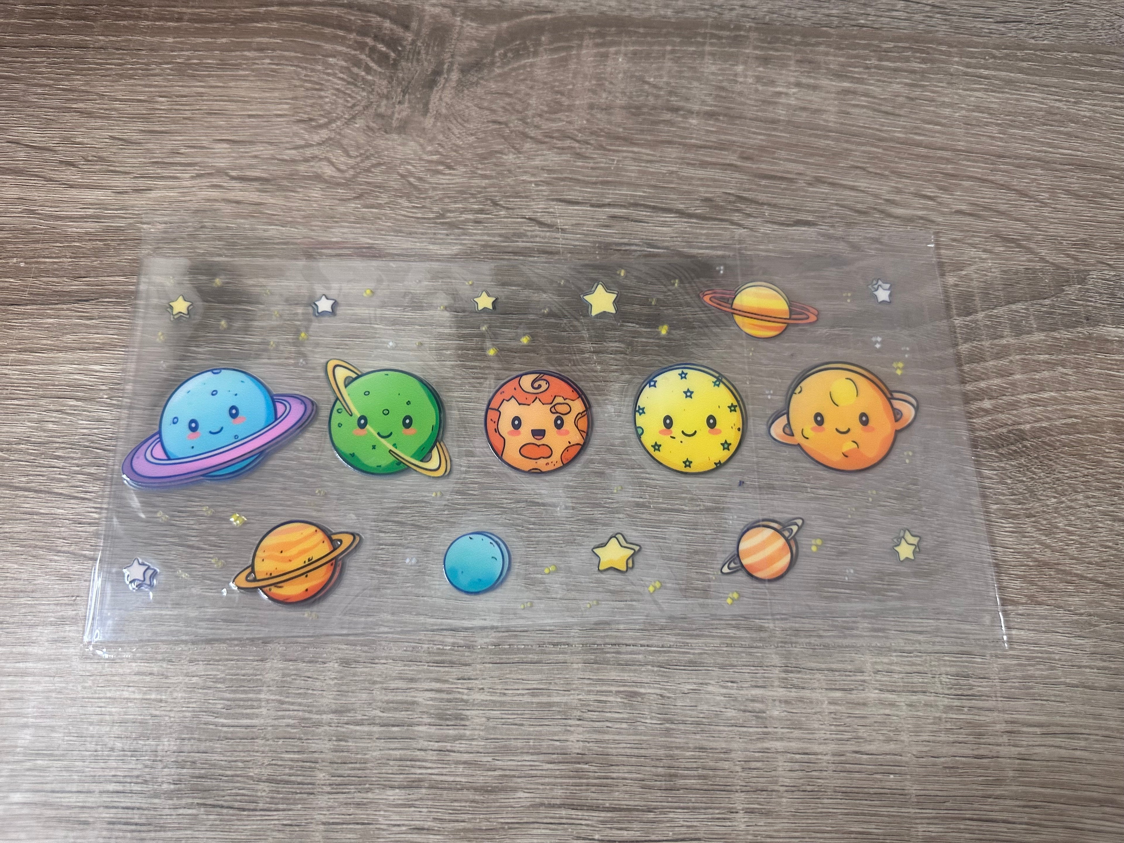 Planets 16oz UV DTF wrap