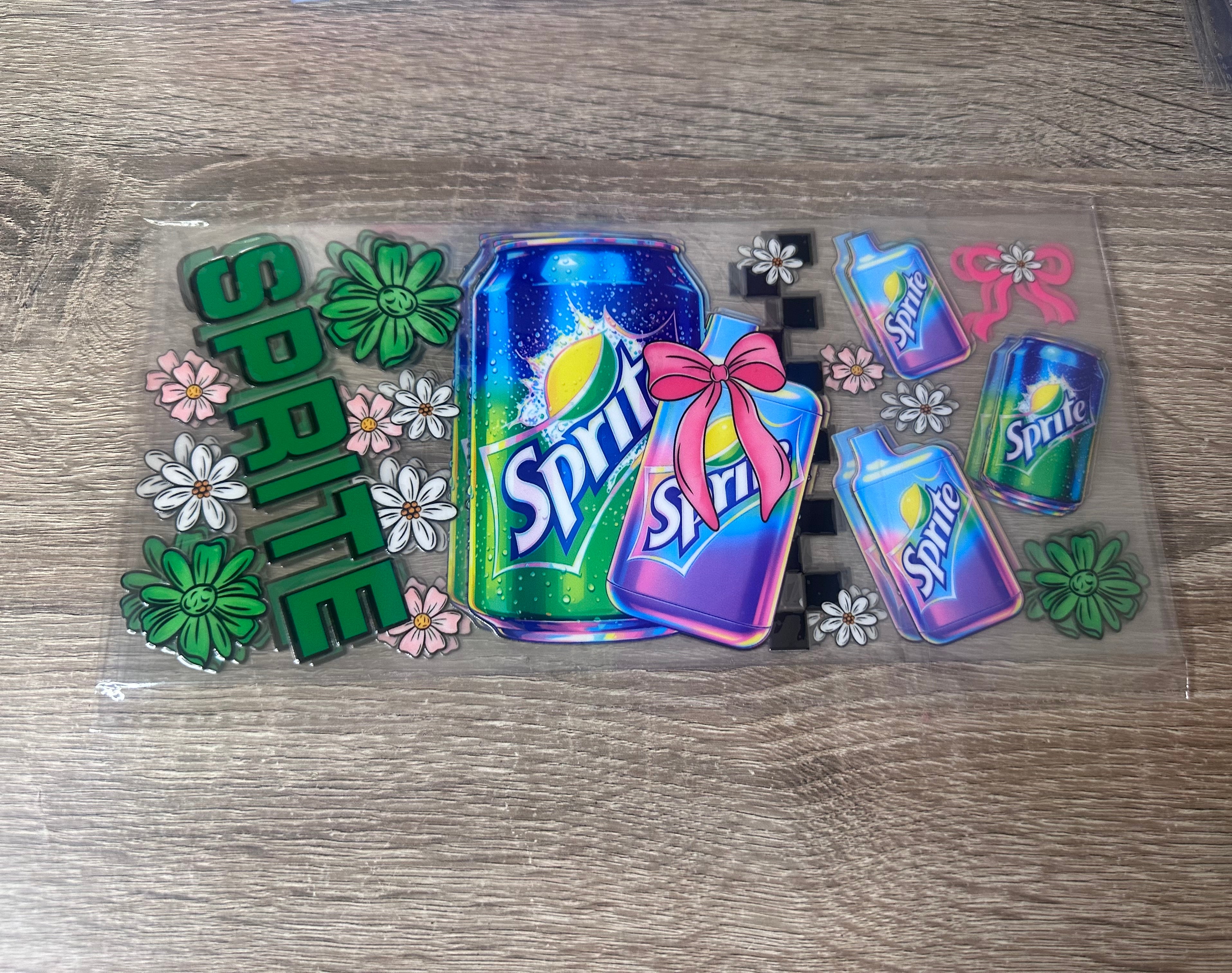 Sprite 16oz UV DTF wrap