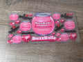 Pink Buzzballz 16oz UV DTF wrap