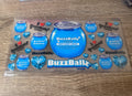 Blue buzzballz 16oz UV DTF wrap
