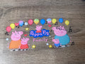 Peppa pig 16oz UV DTF wrap