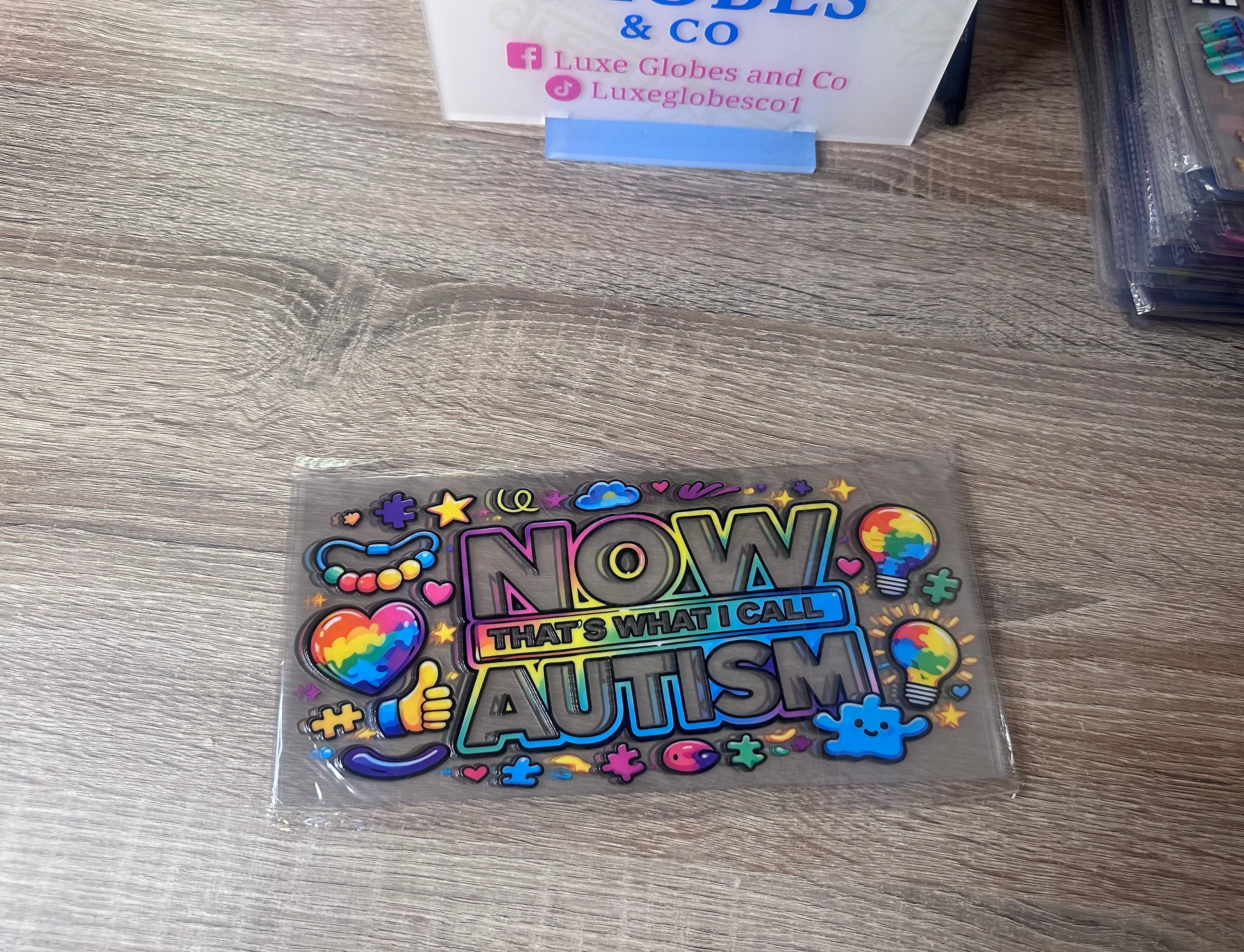 Autism 16oz UV DTF wrap