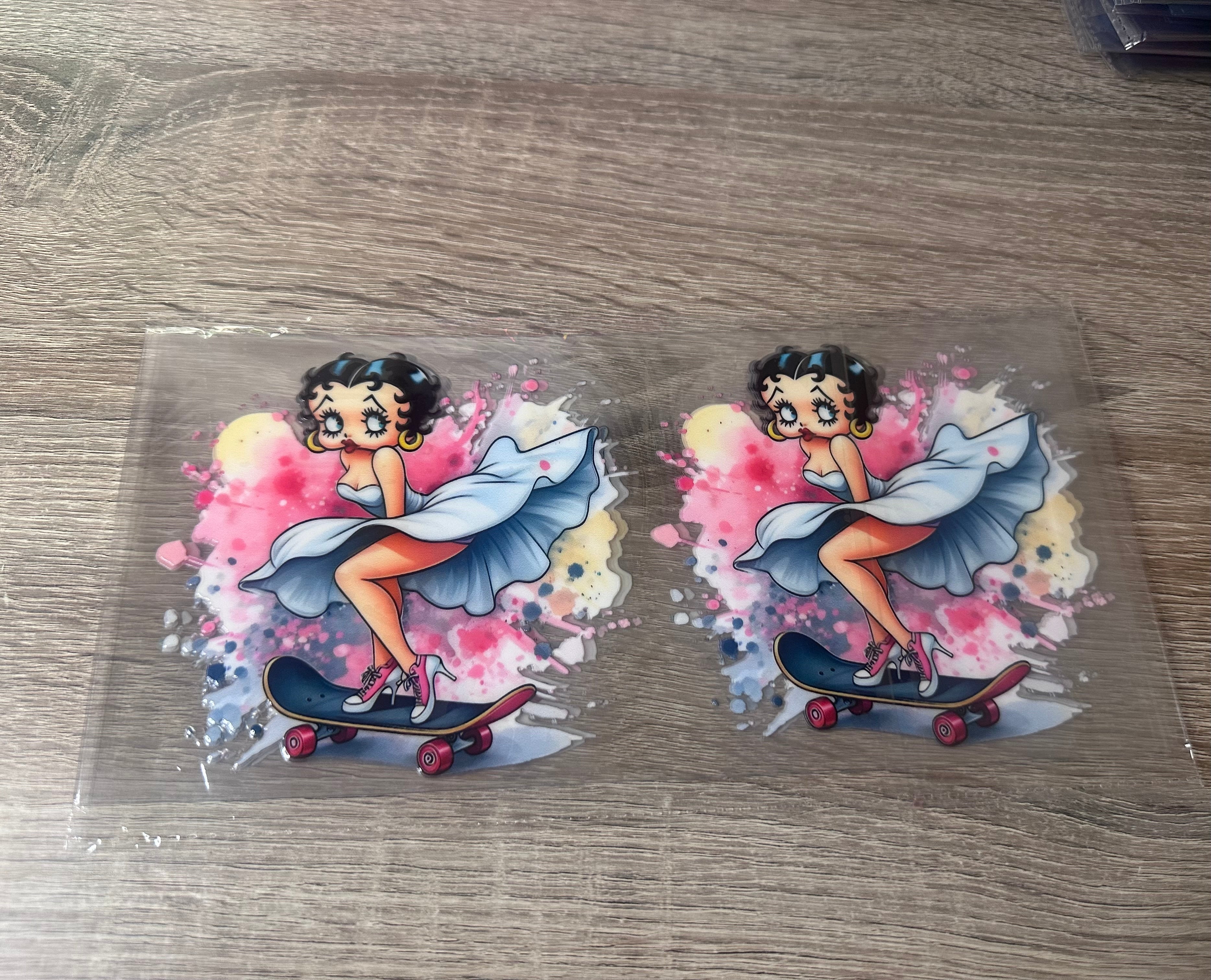 Betty boop 16oz UV DTF wrap