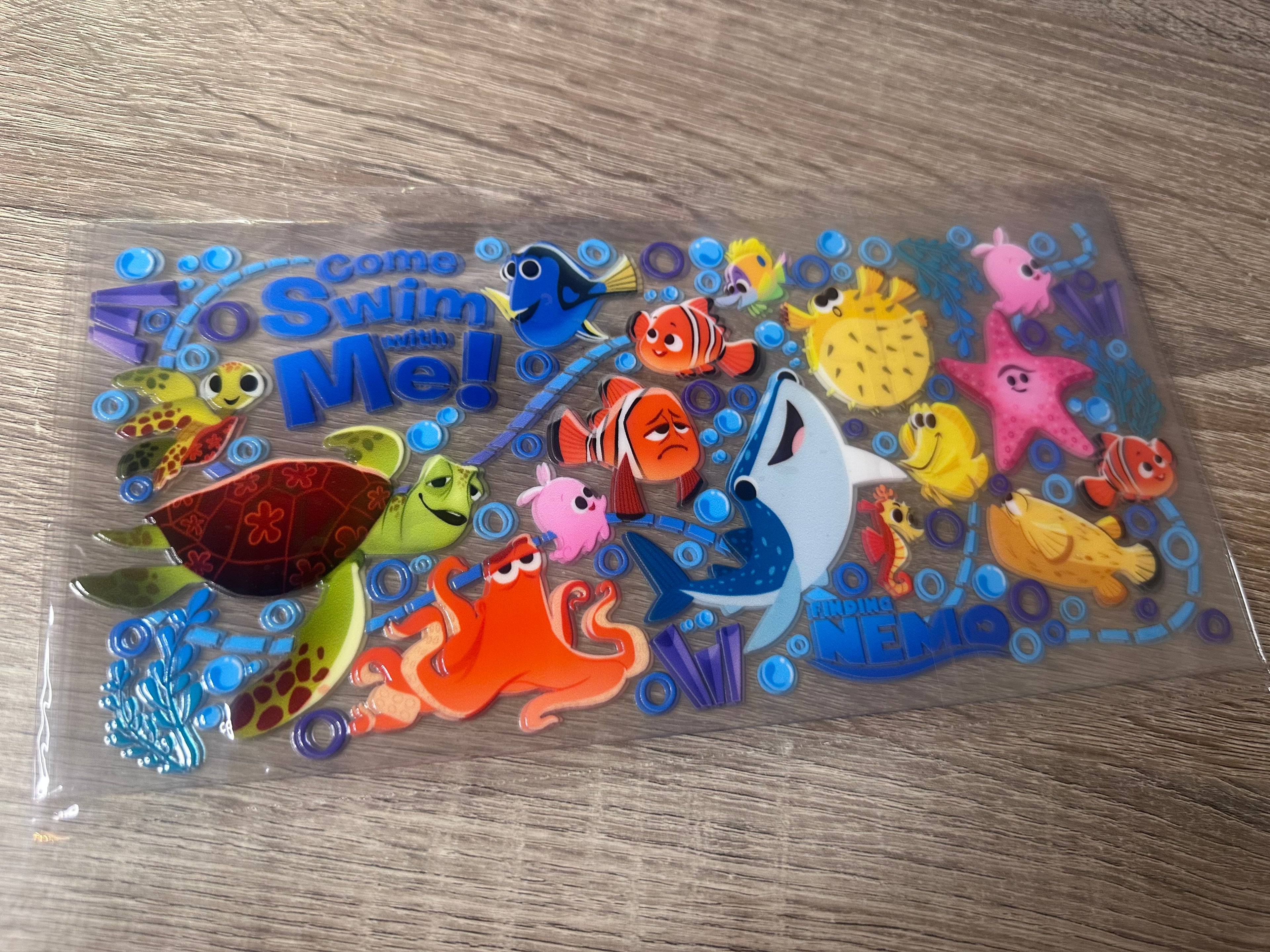 Finding nemo 16oz UV DTF wrap