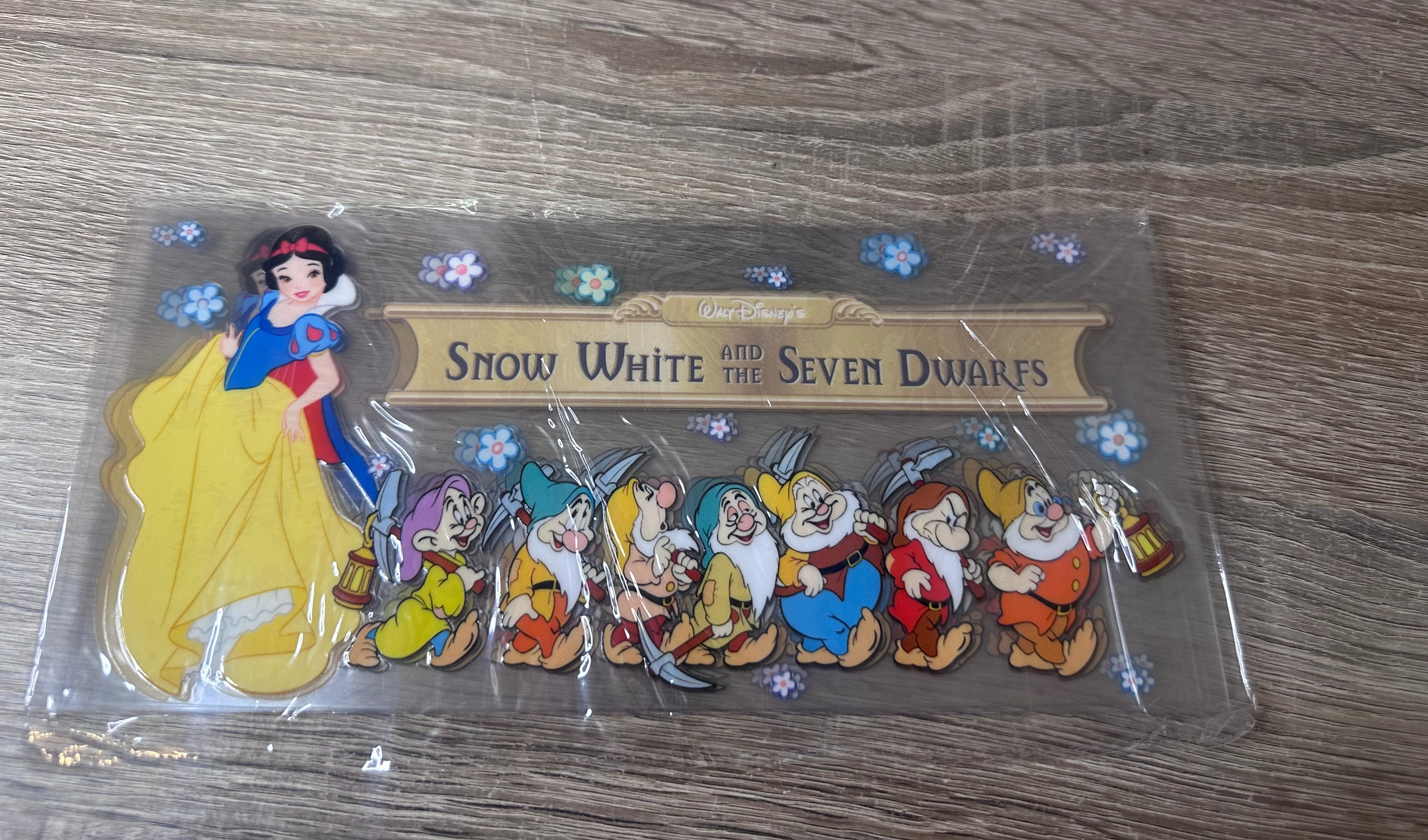 Snow White and the seven dwarfs 16oz UV DTF wrap
