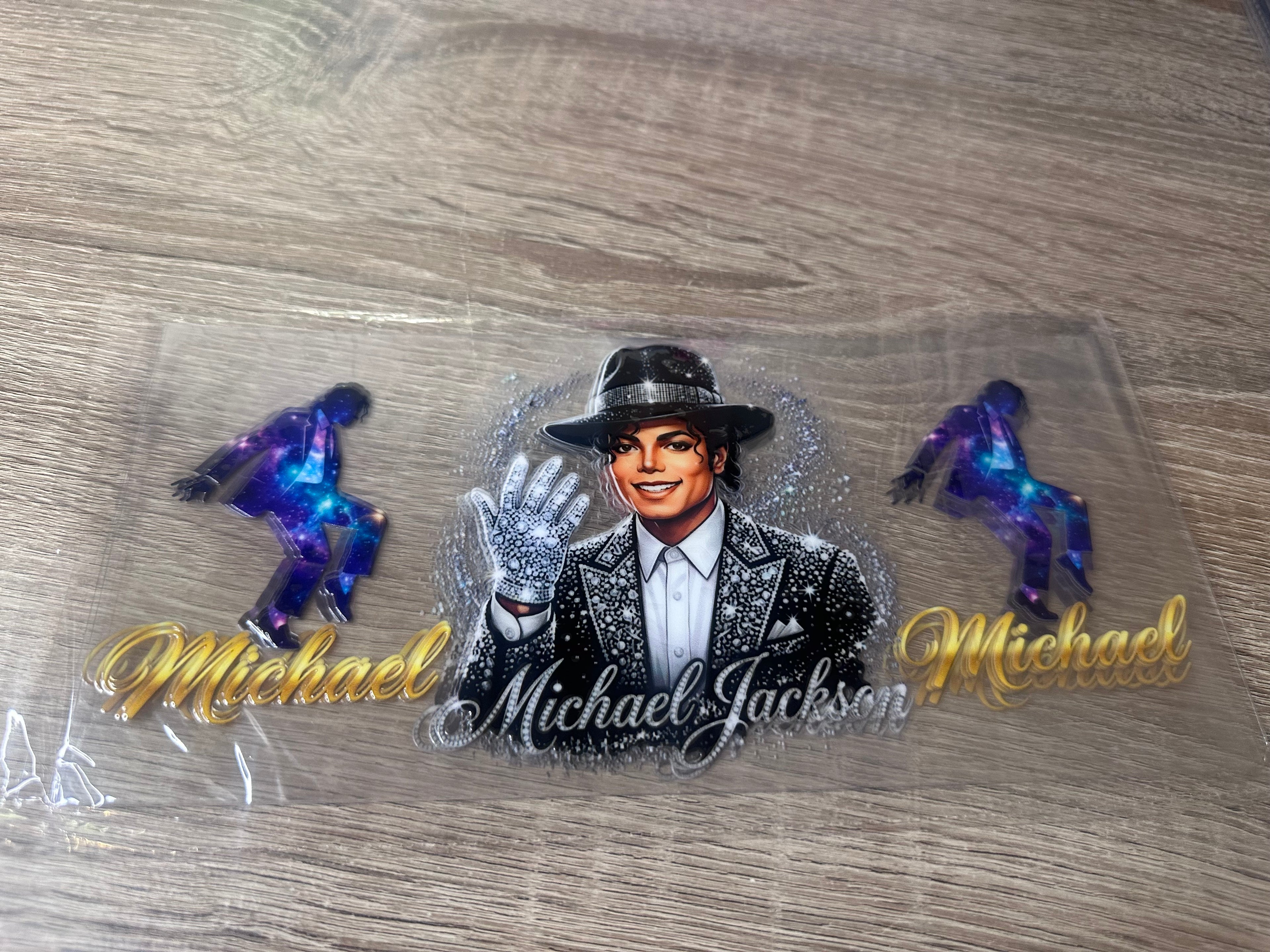 Michael Jackson 16oz UV DTF Wrap