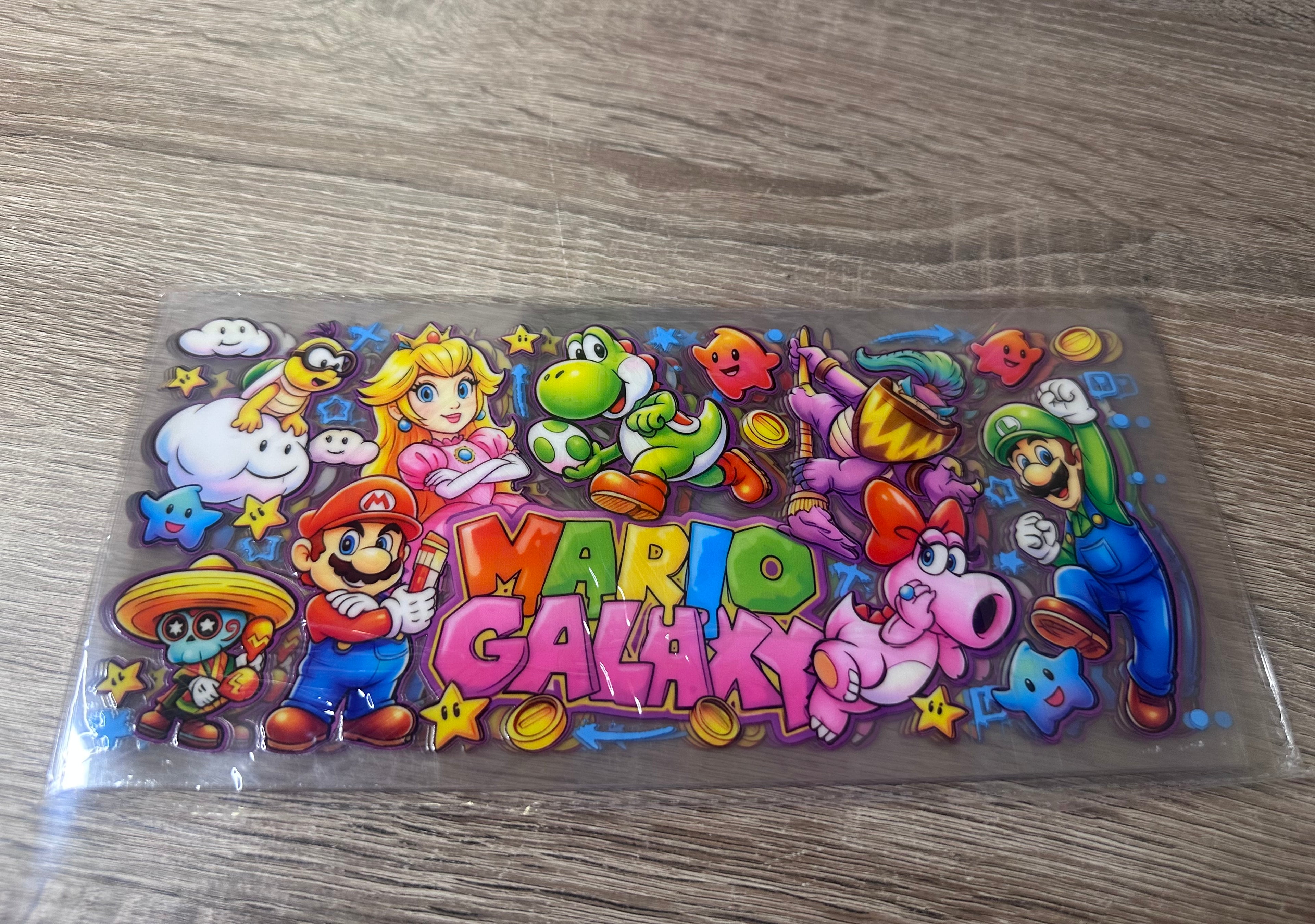 Mario 16oz UV DTF wrap