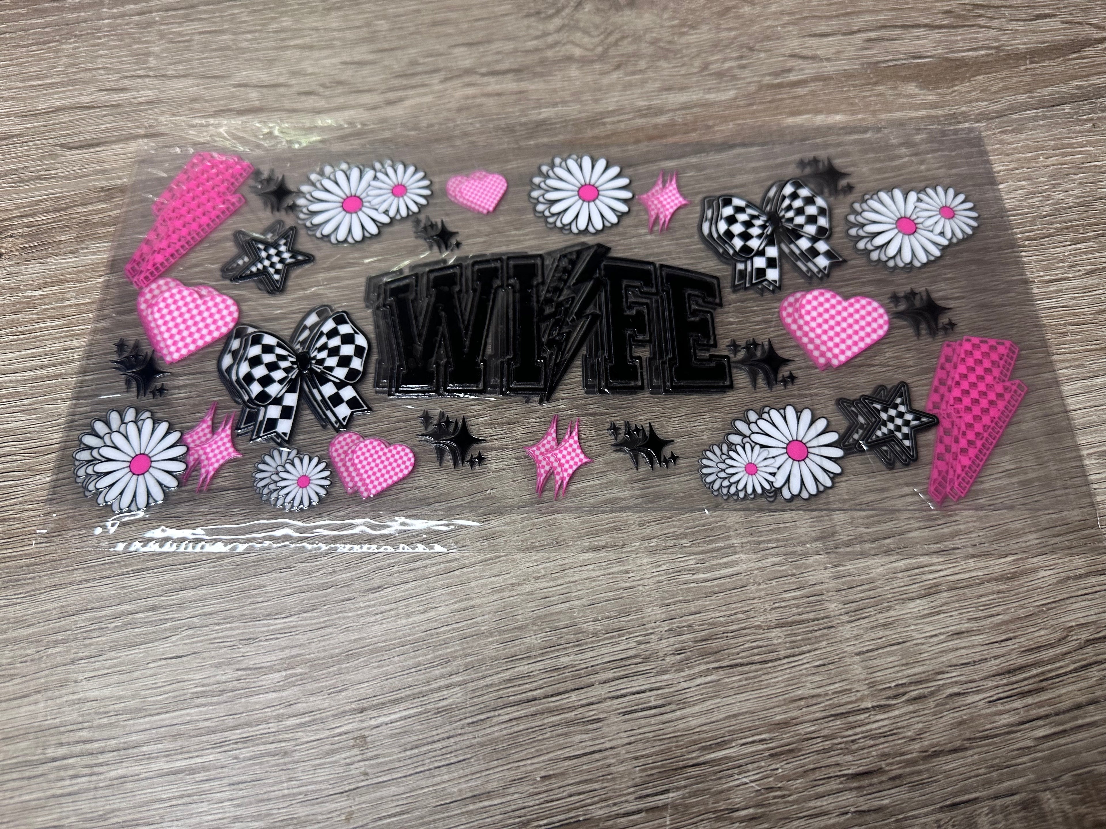 Wife 16oz UV DTF wrap