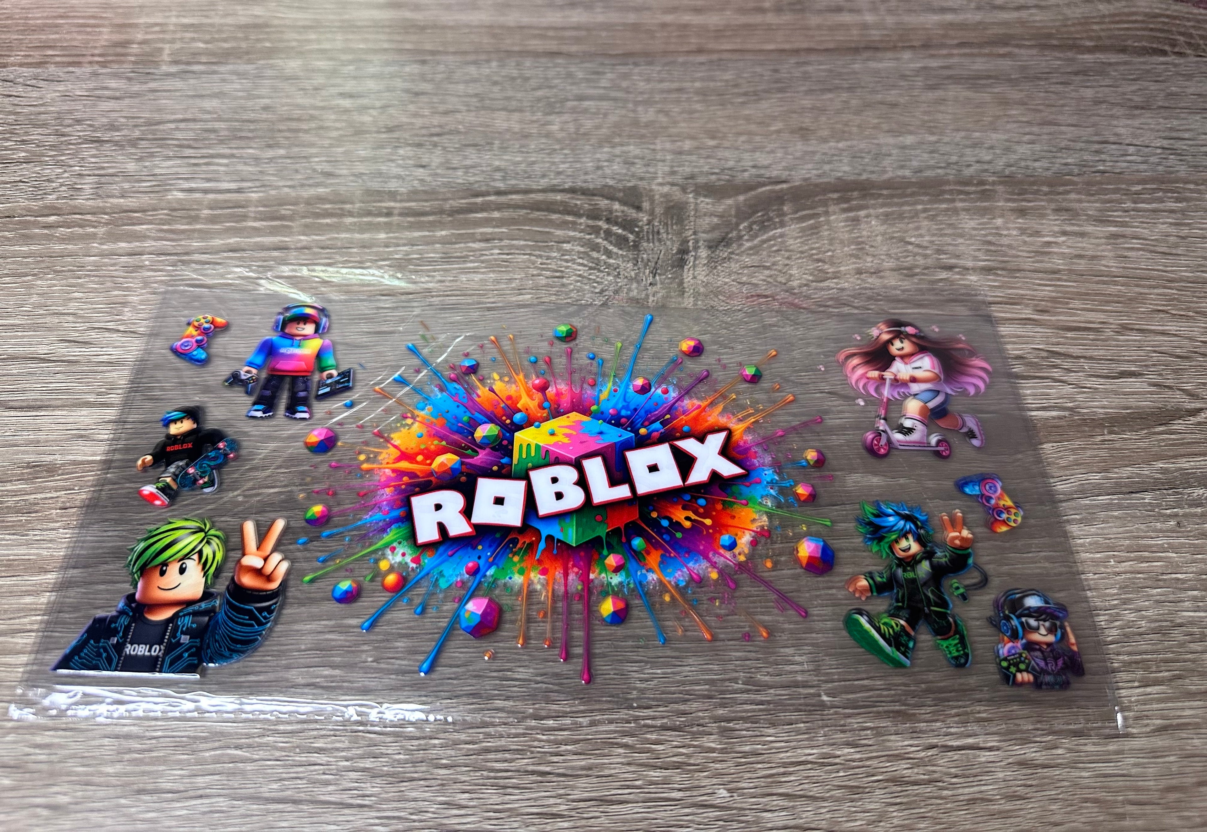 Roblox 16oz UV DTF wrap