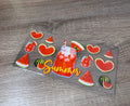 Summer drink and watermelons 16oz UV DTF wrap