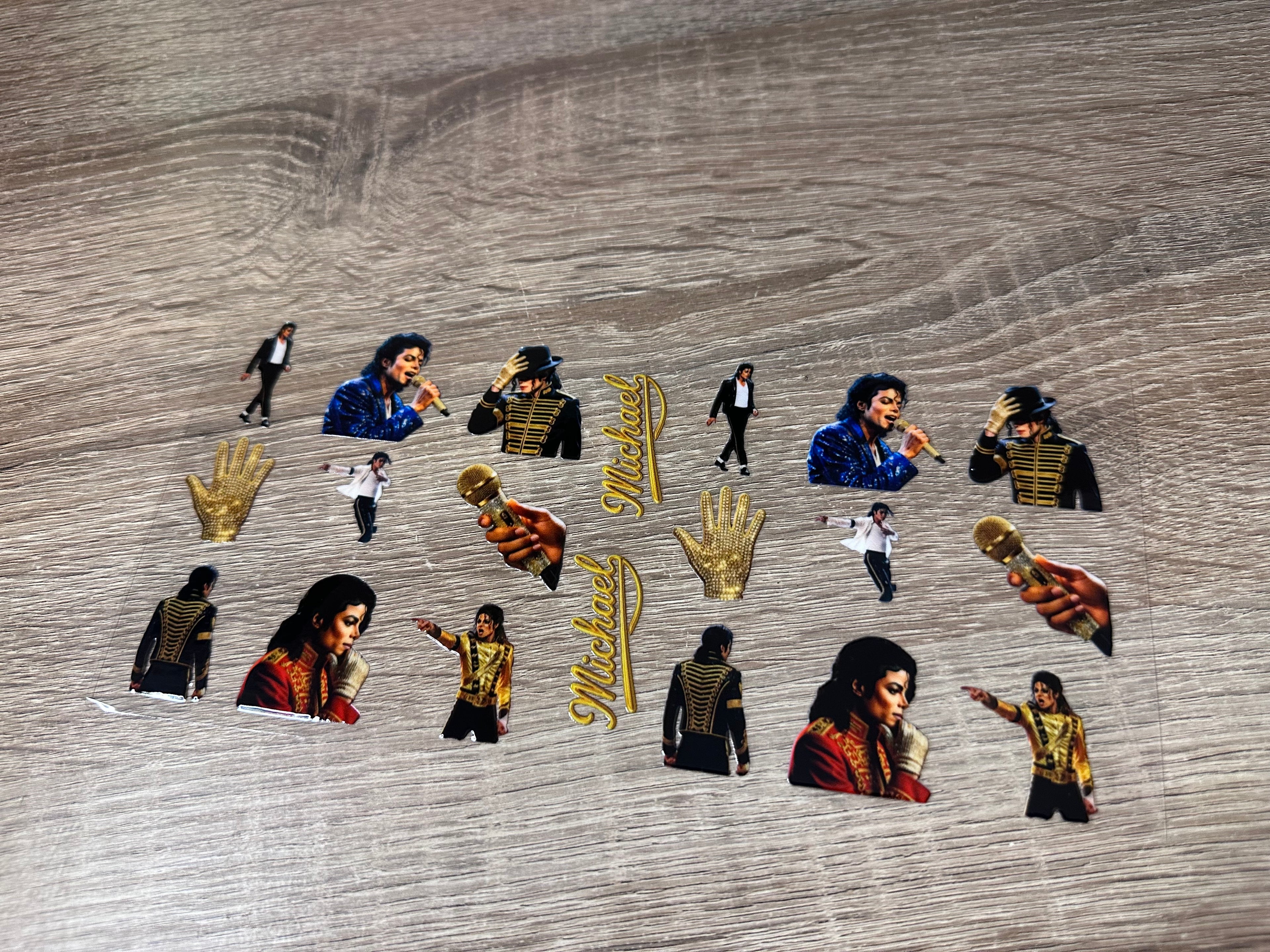 Michael Jackson 16oz UV DTF wrap