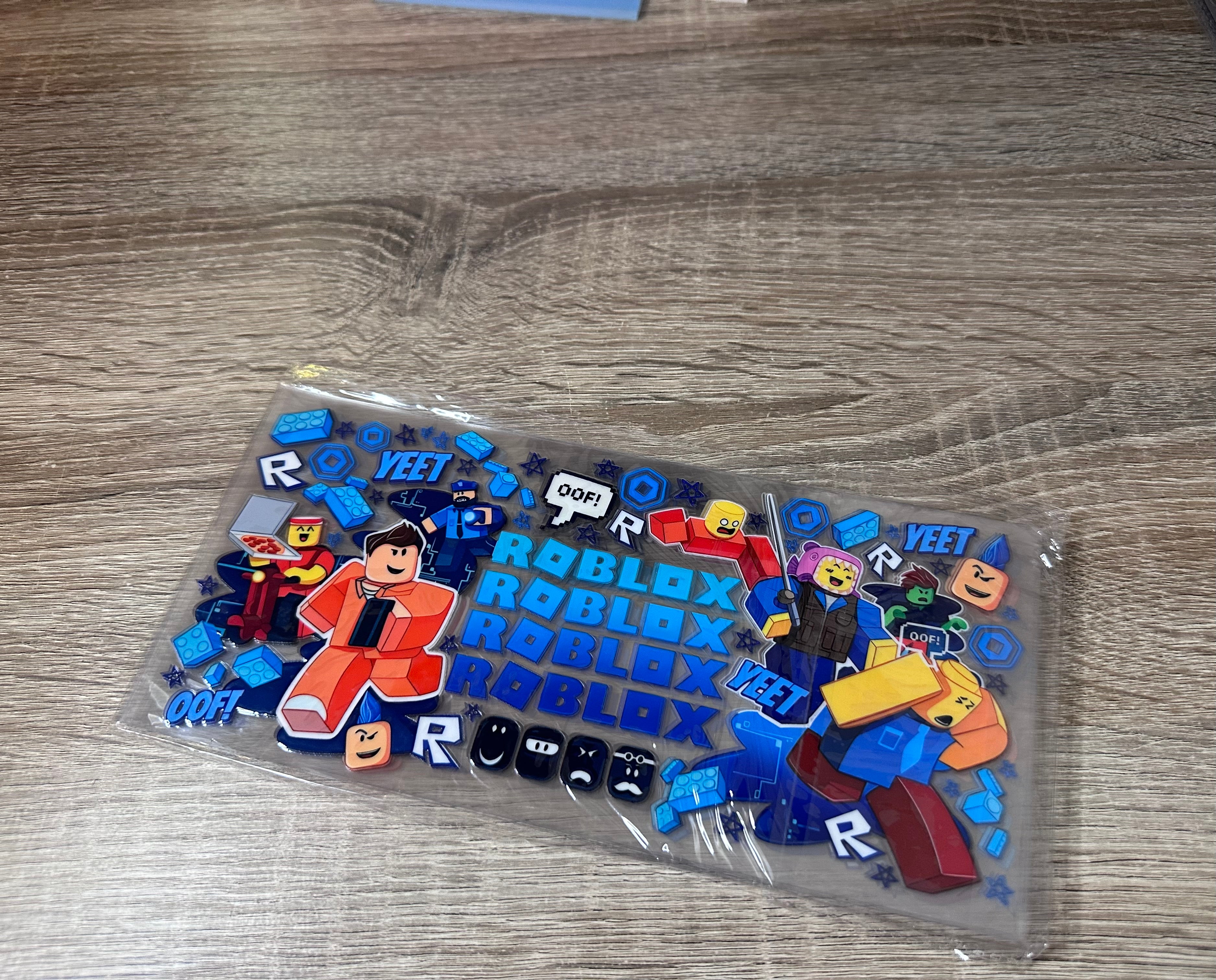 Roblox 16oz UV DTF wrap