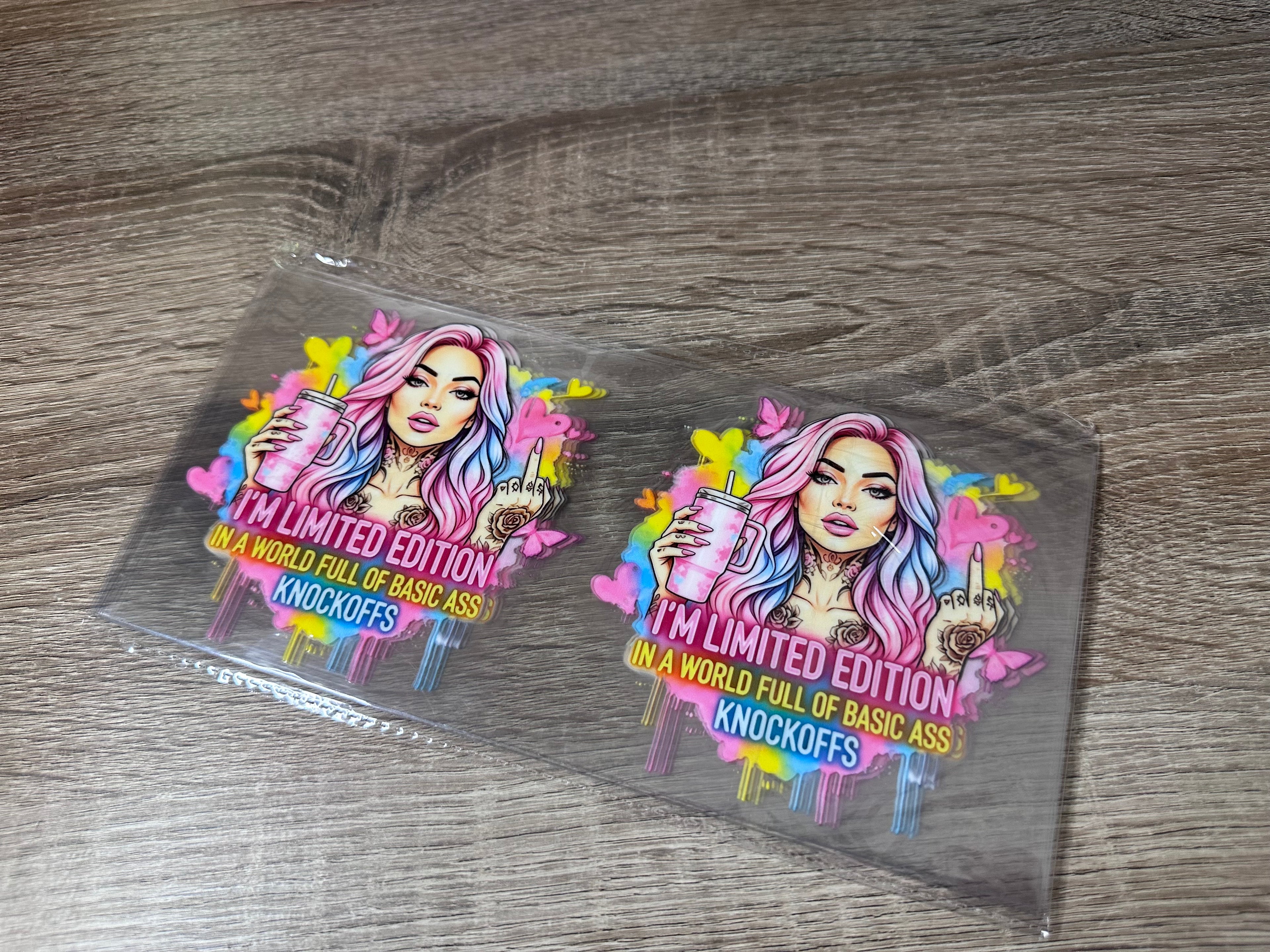 I’m limited edition 16oz UV DTF wrap