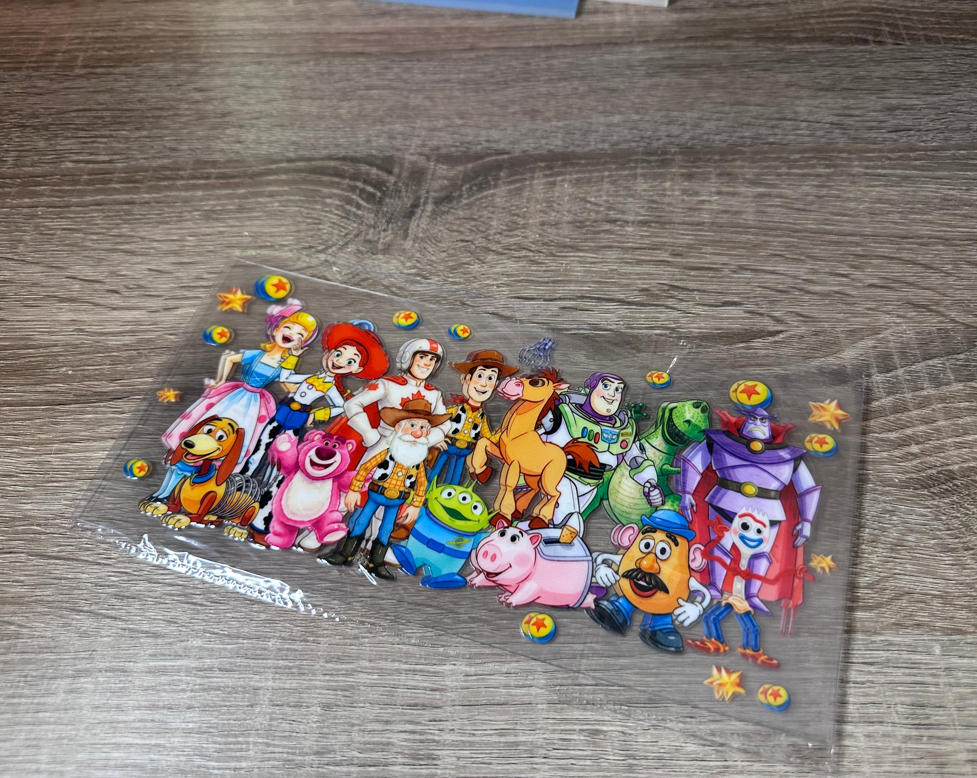 Toy Story 16oz UV DTF wrap