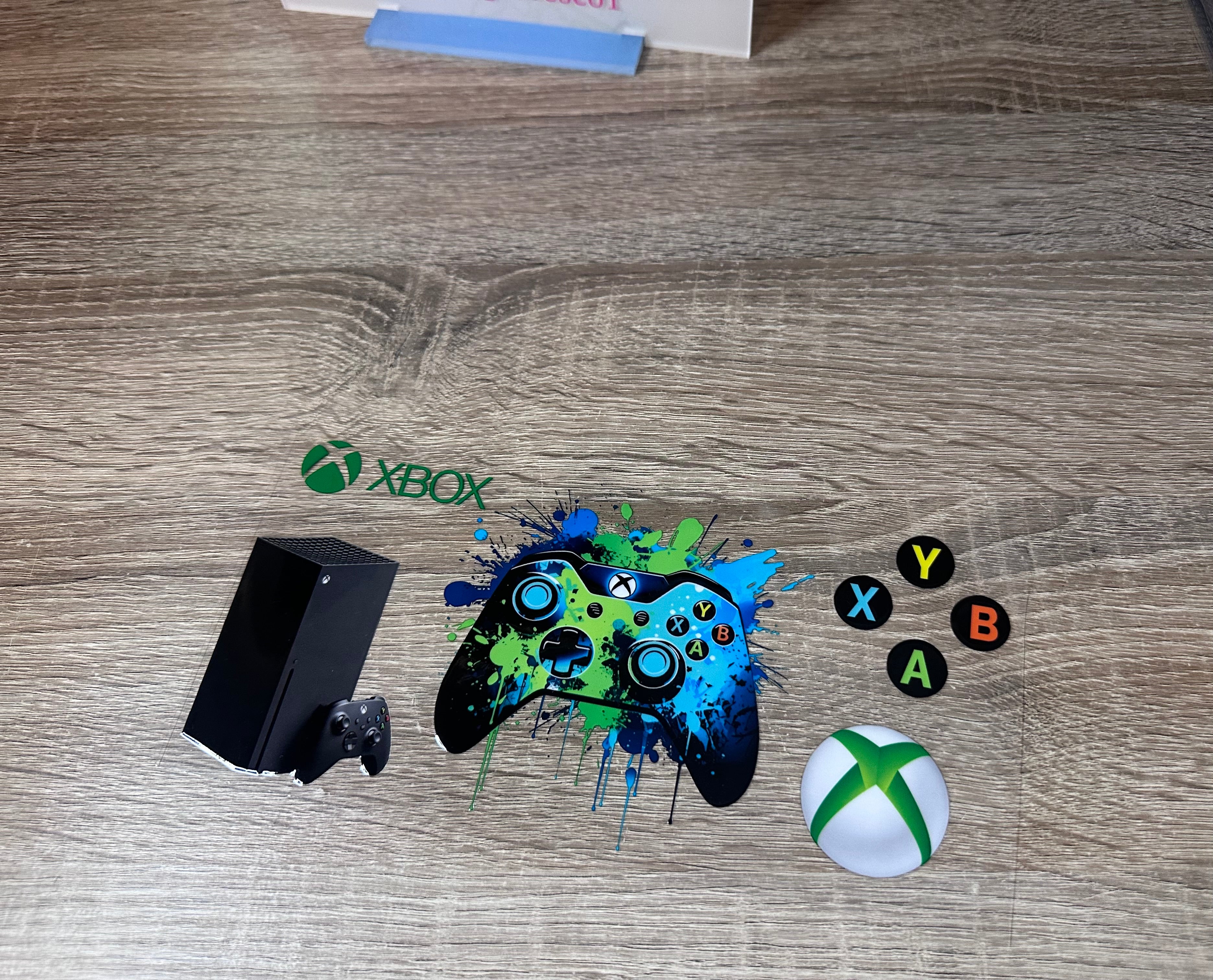 X box gaming 16oz UV DTF wrap