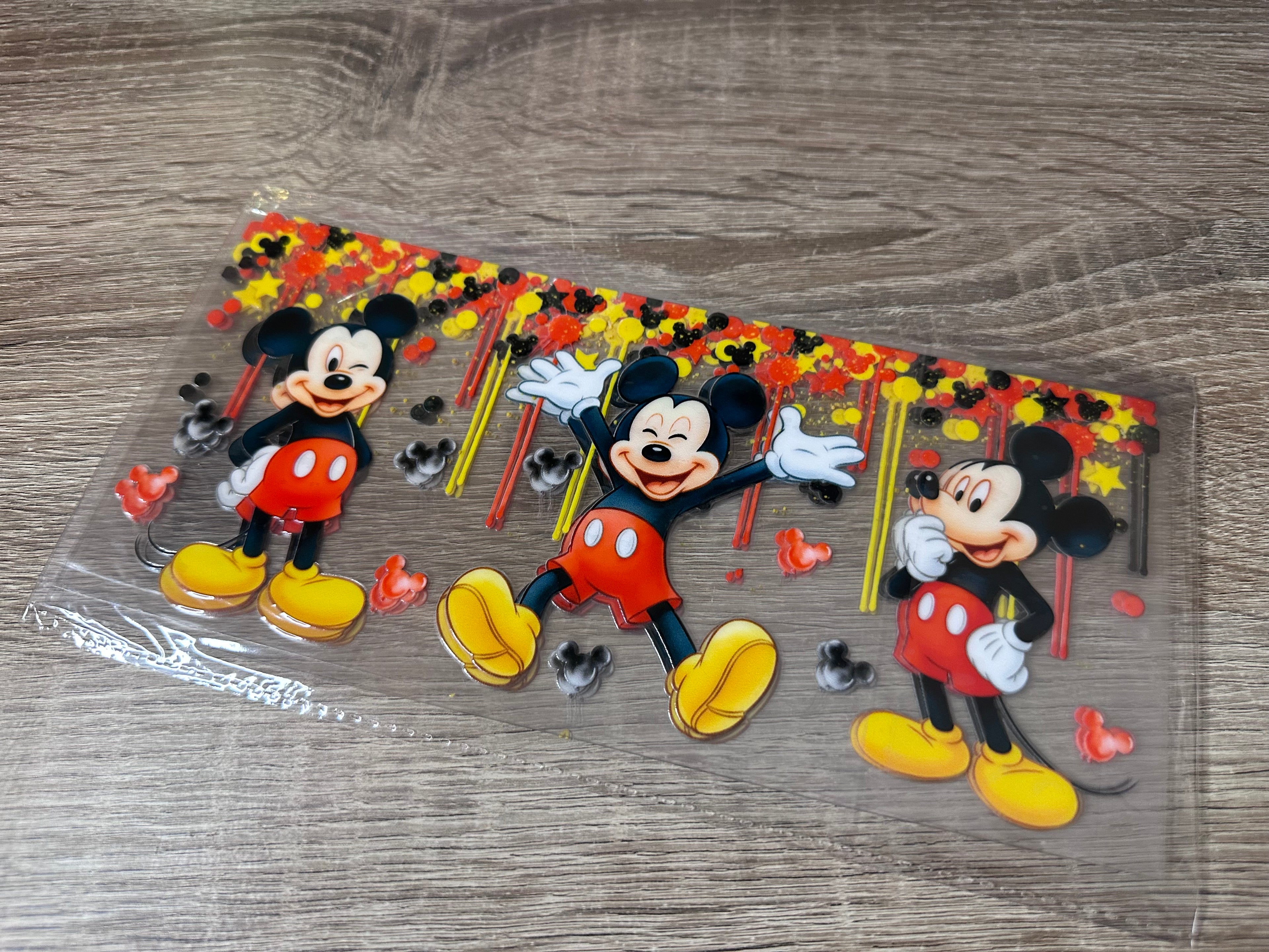 Mickey 16oz UV DTF wrap