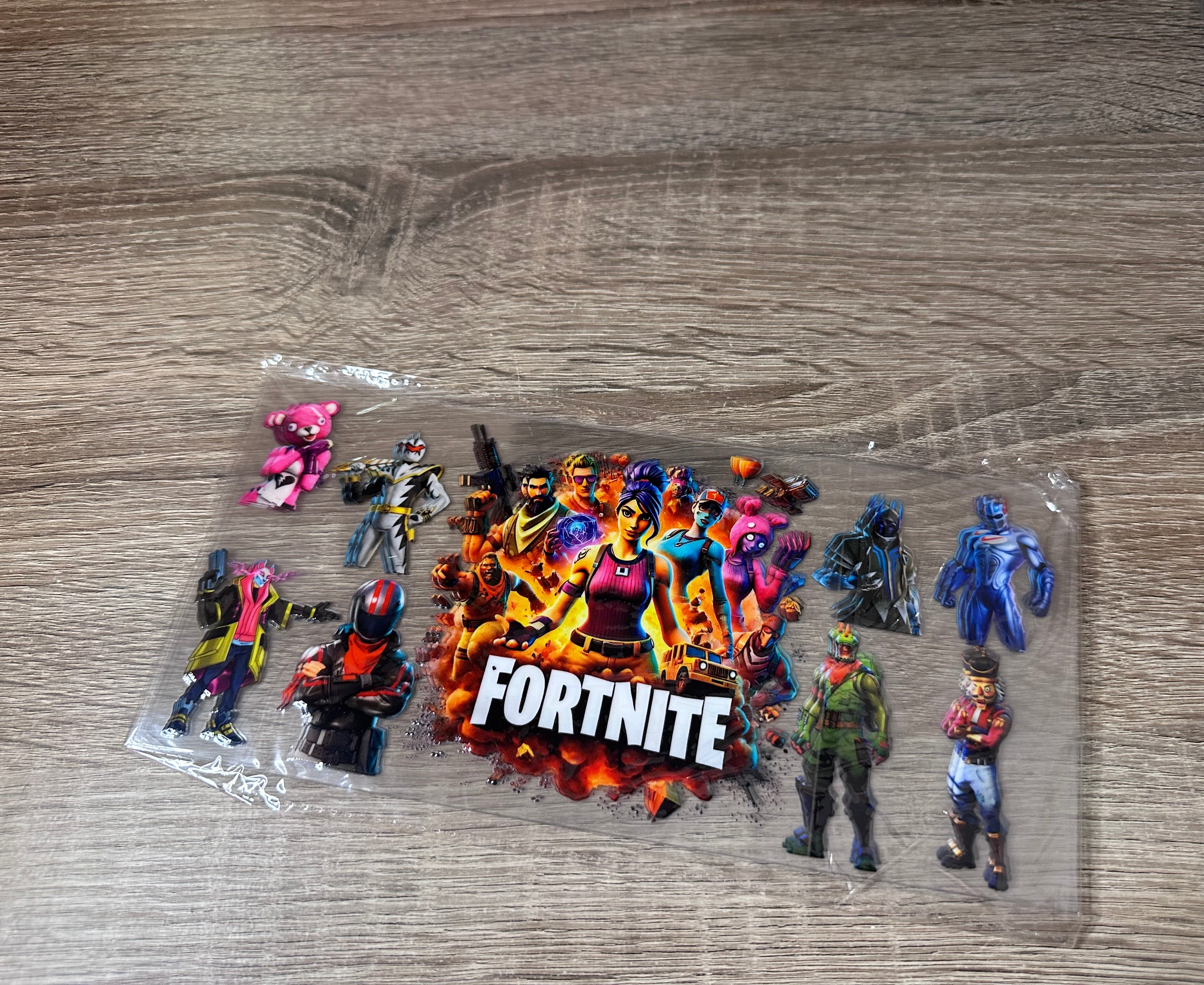 Fortnite 16oz UV DTF wrap