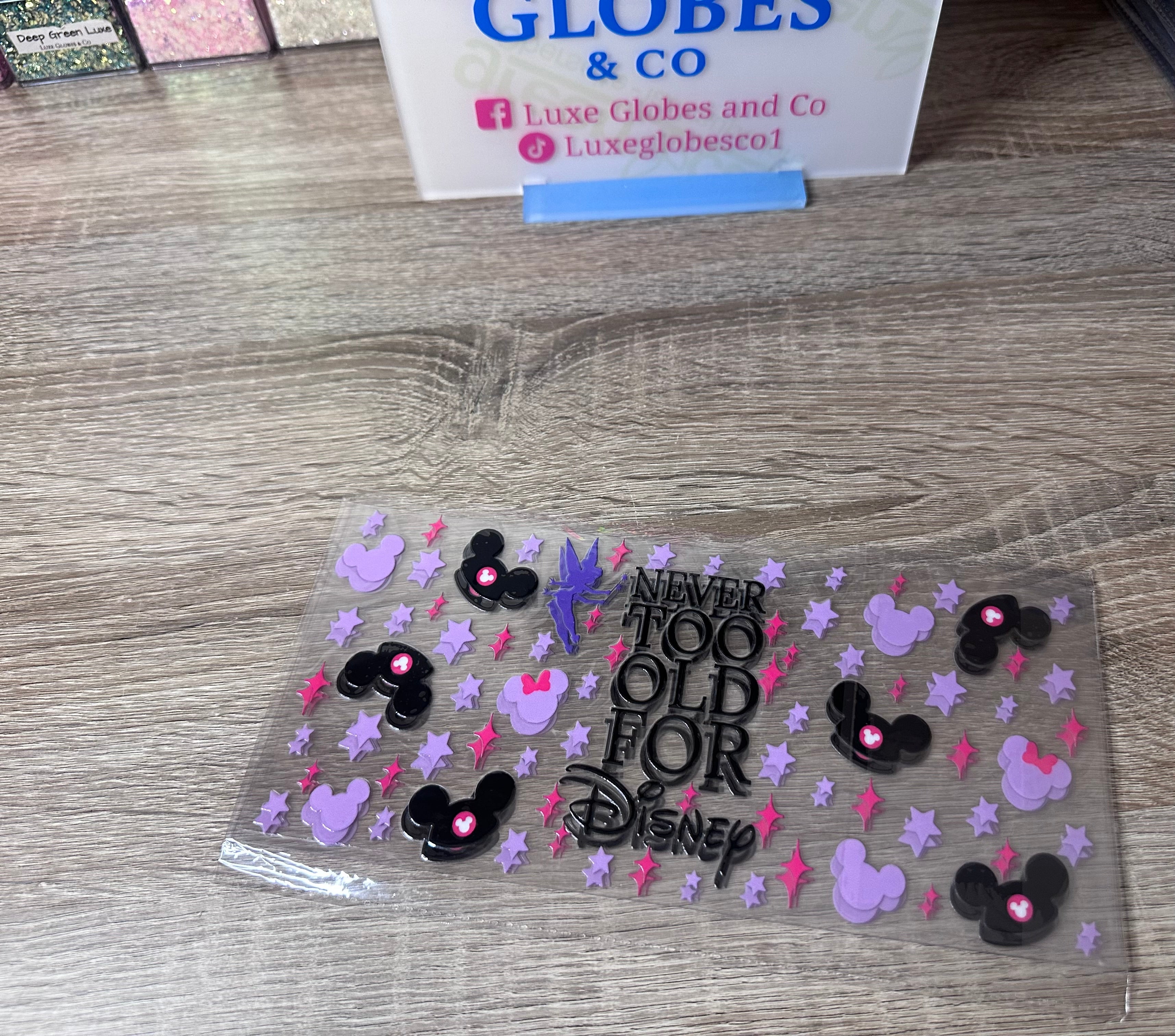 Never too old for… 16oz UV DTF wrap