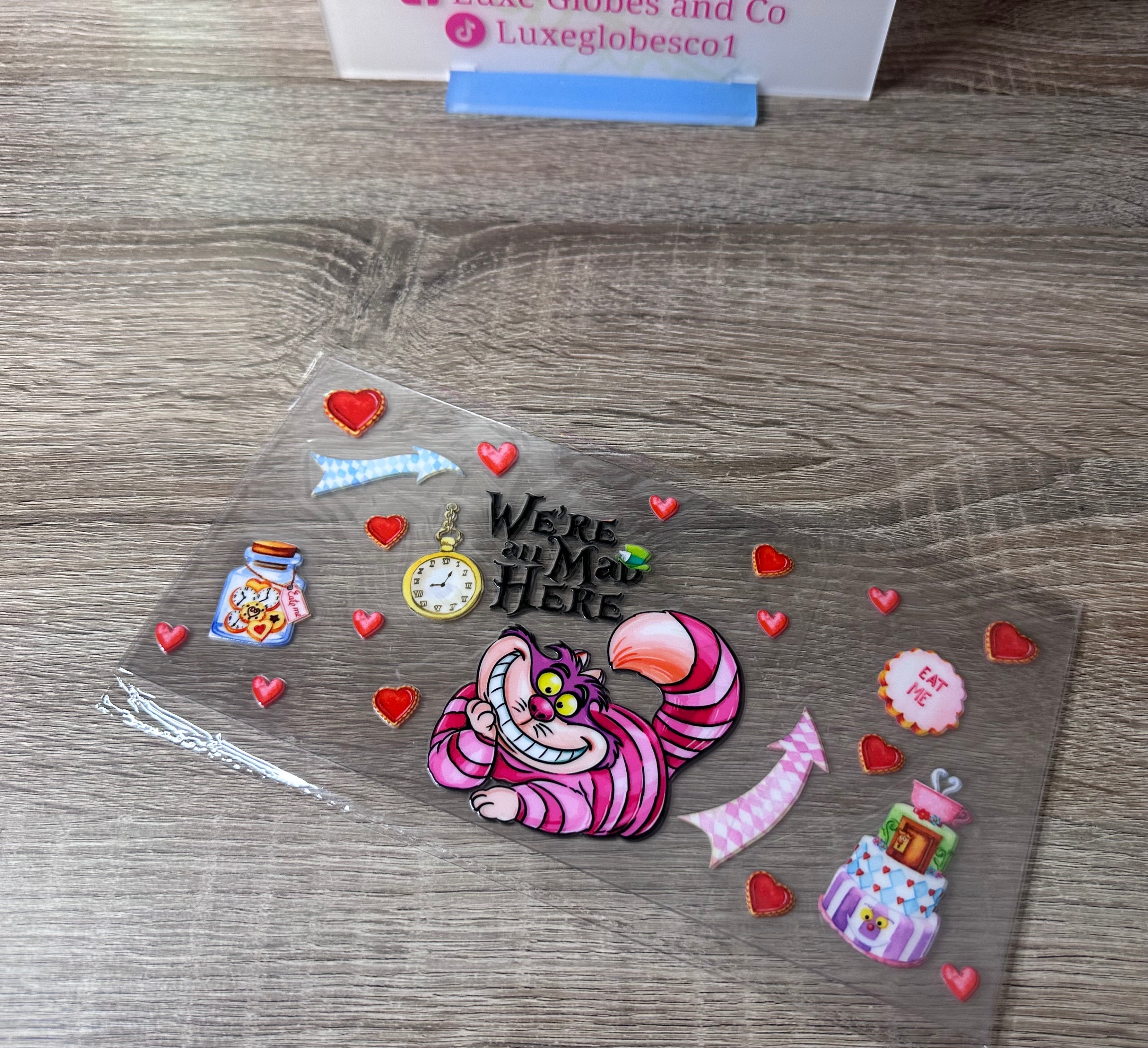 Mad hatter 16oz UV DTF wrap