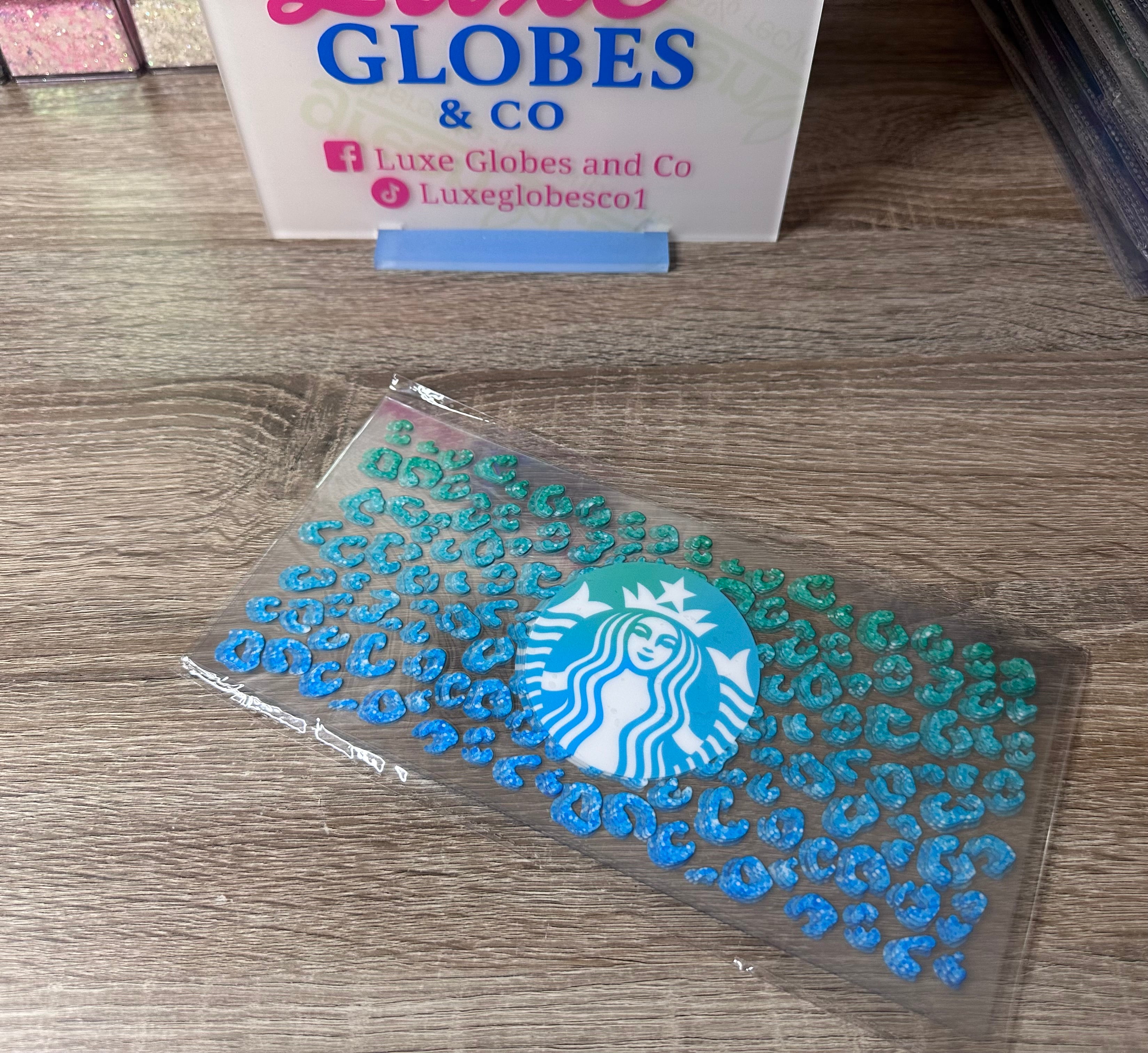 Starbucks 16oz UV DTF wrap